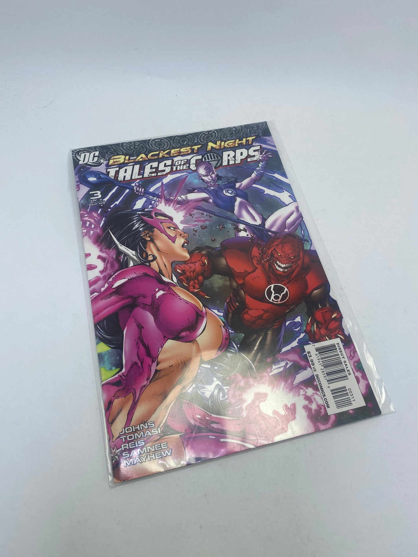 Blackest Night: Tales of the Corps #1–3 – Komiksų rinkinys (anglų kalba)