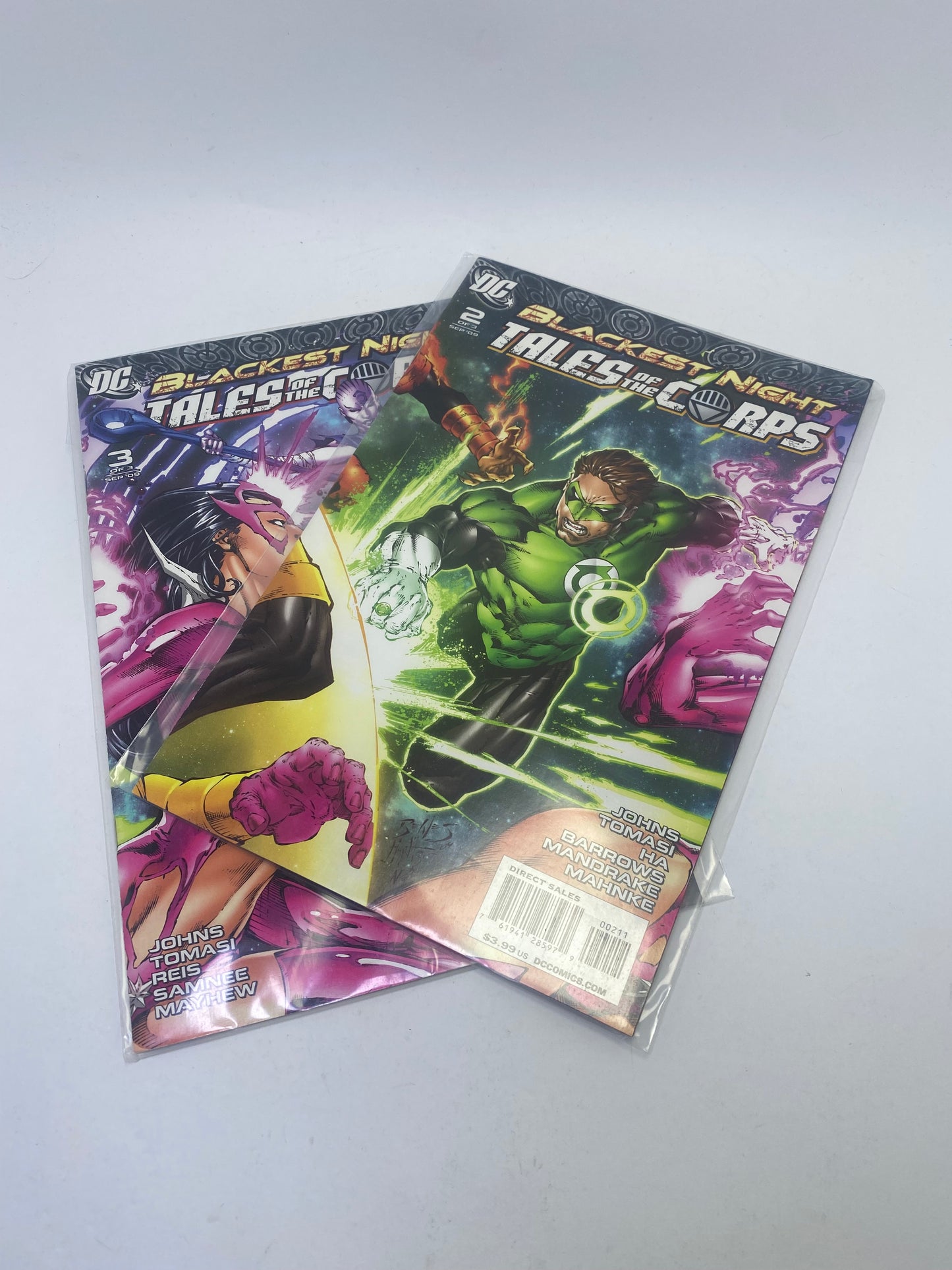 Blackest Night: Tales of the Corps #1–3 – Komiksų rinkinys (anglų kalba)