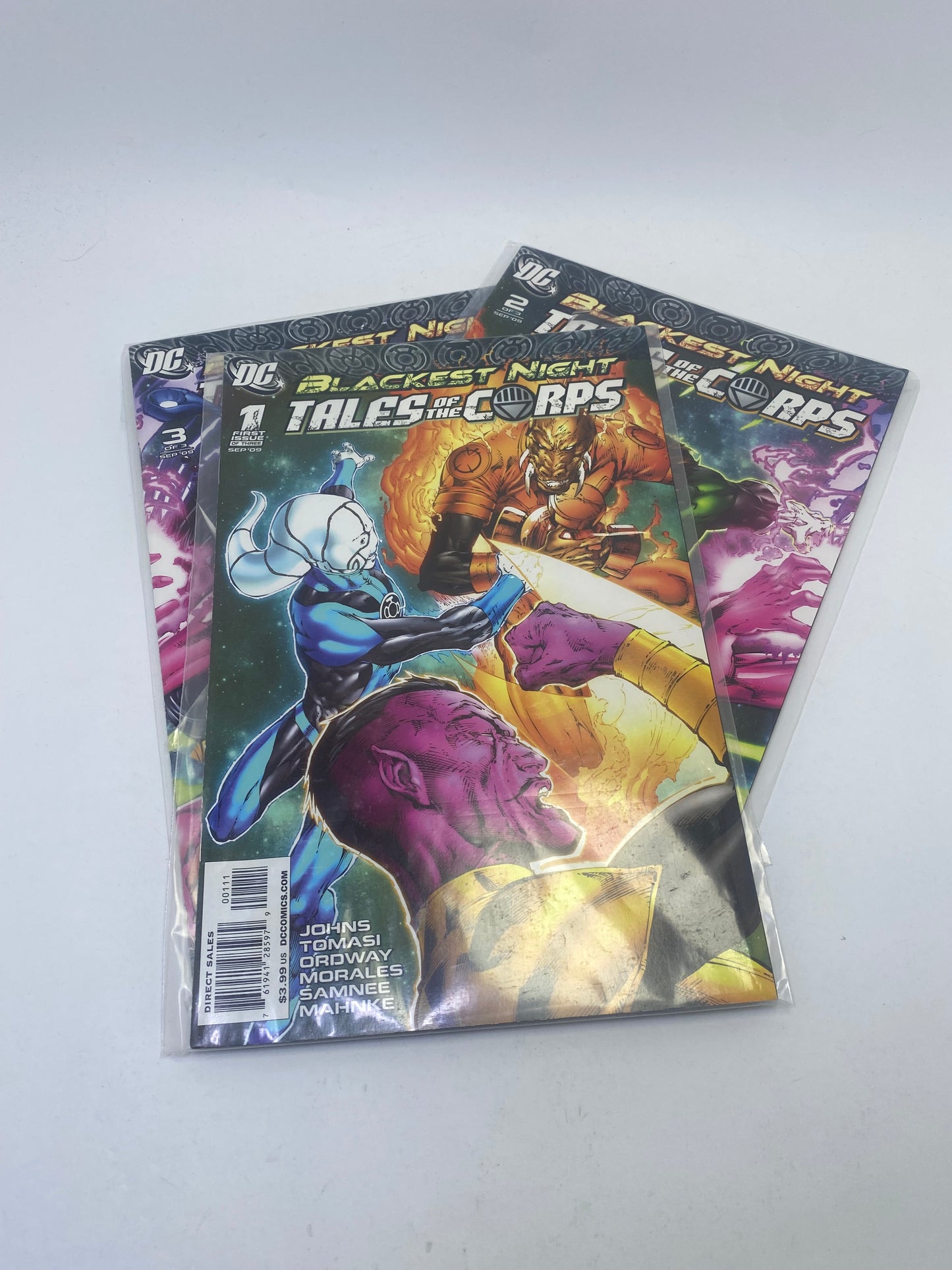 Blackest Night: Tales of the Corps #1–3 – Komiksų rinkinys (anglų kalba)