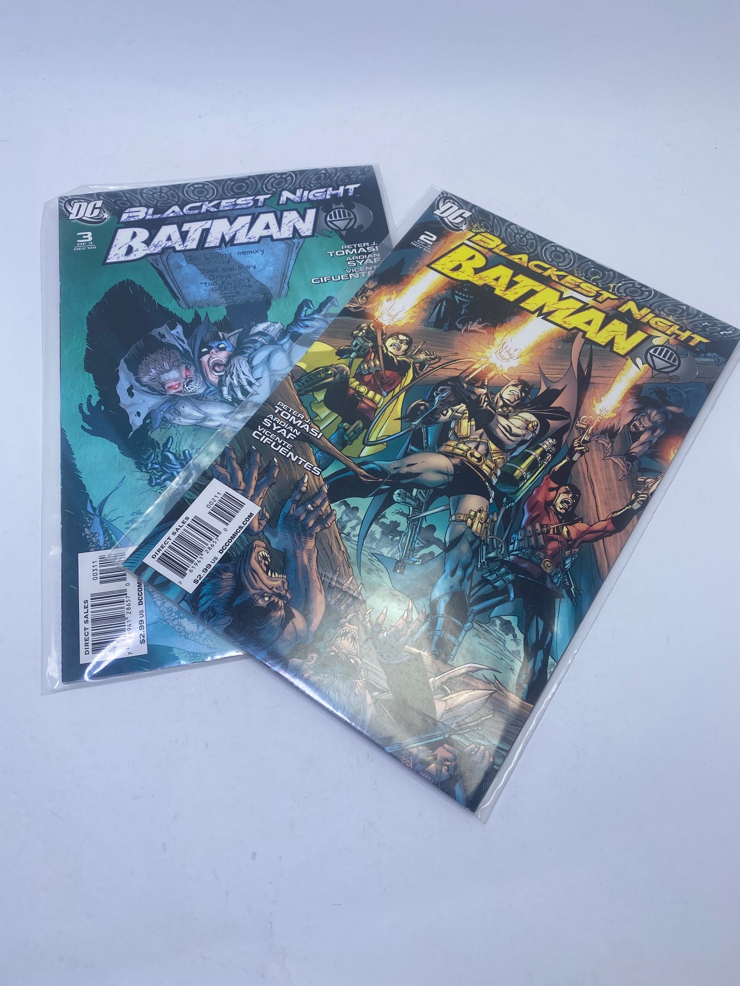 Blackest Night: Batman #1–3 – Komiksų rinkinys (anglų kalba)