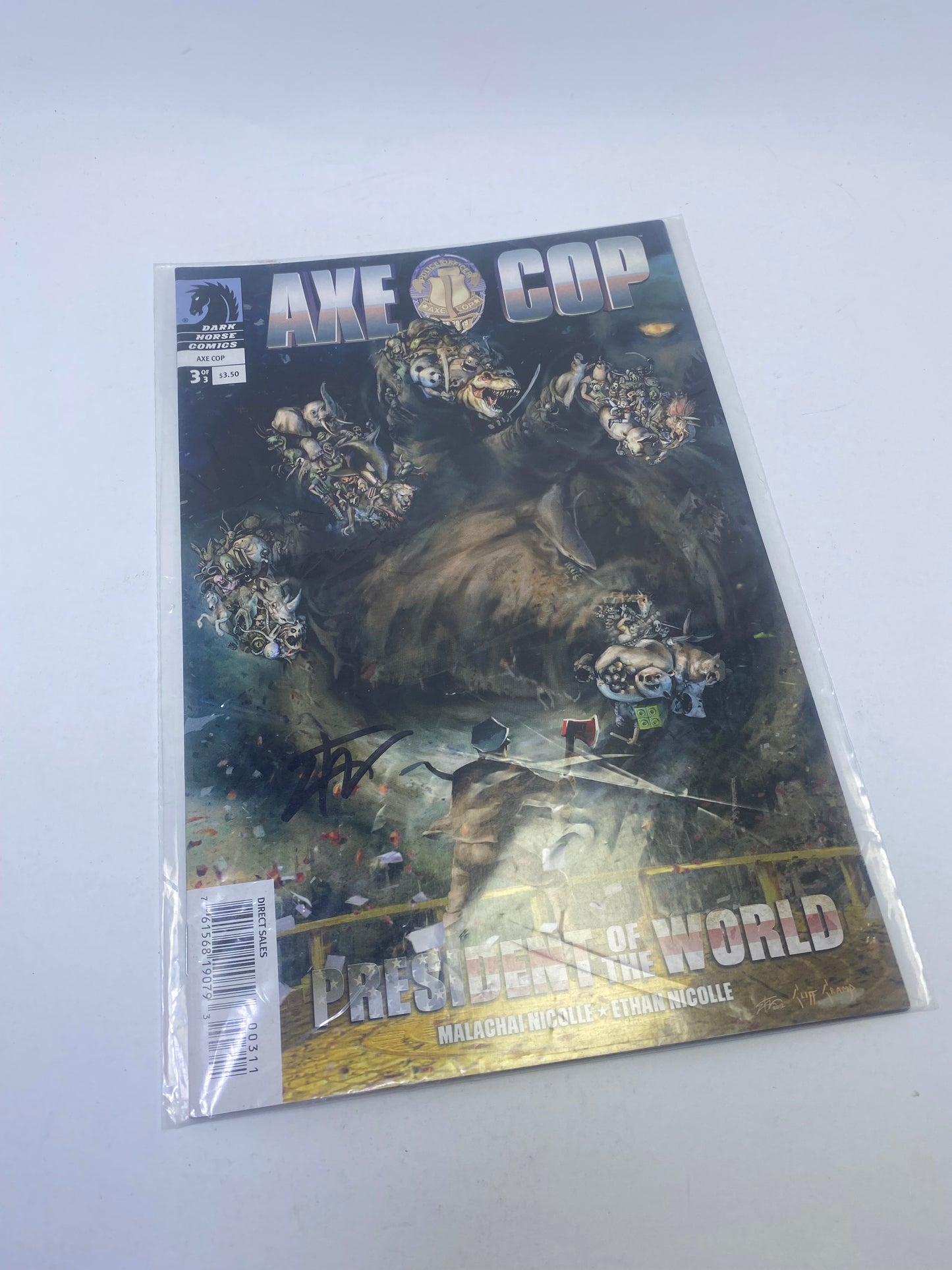 Axe Cop: President of the World #1–3 – Komiksų rinkinys (anglų kalba)
