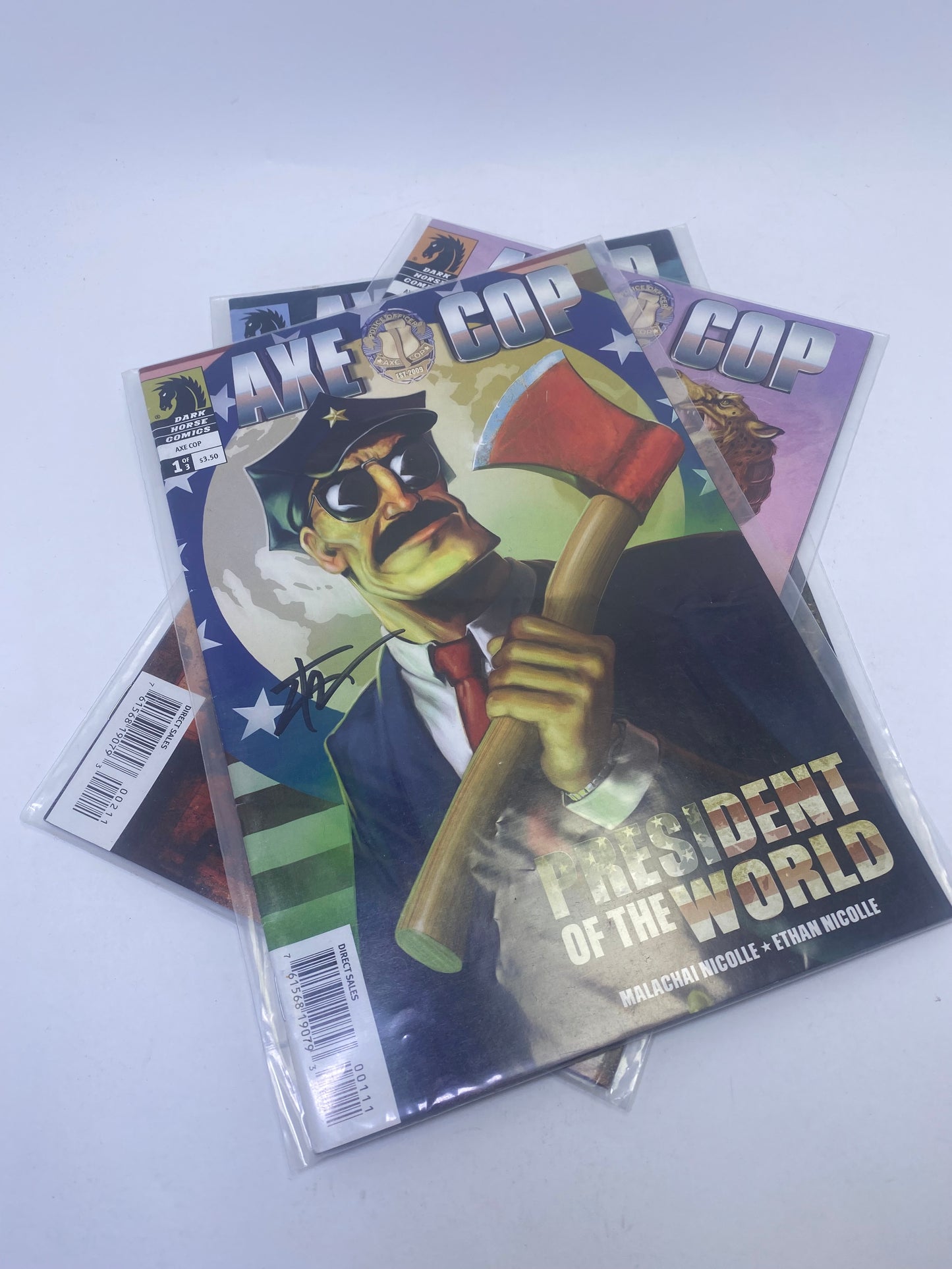 Axe Cop: President of the World #1–3 – Komiksų rinkinys (anglų kalba)