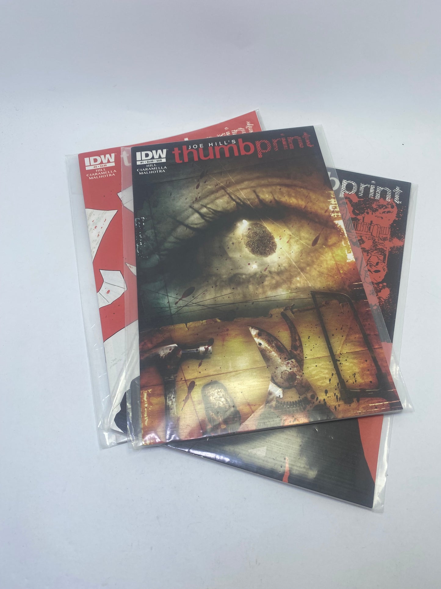 Thumbprint #1–3 (2013) – Komiksų rinkinys (anglų kalba)