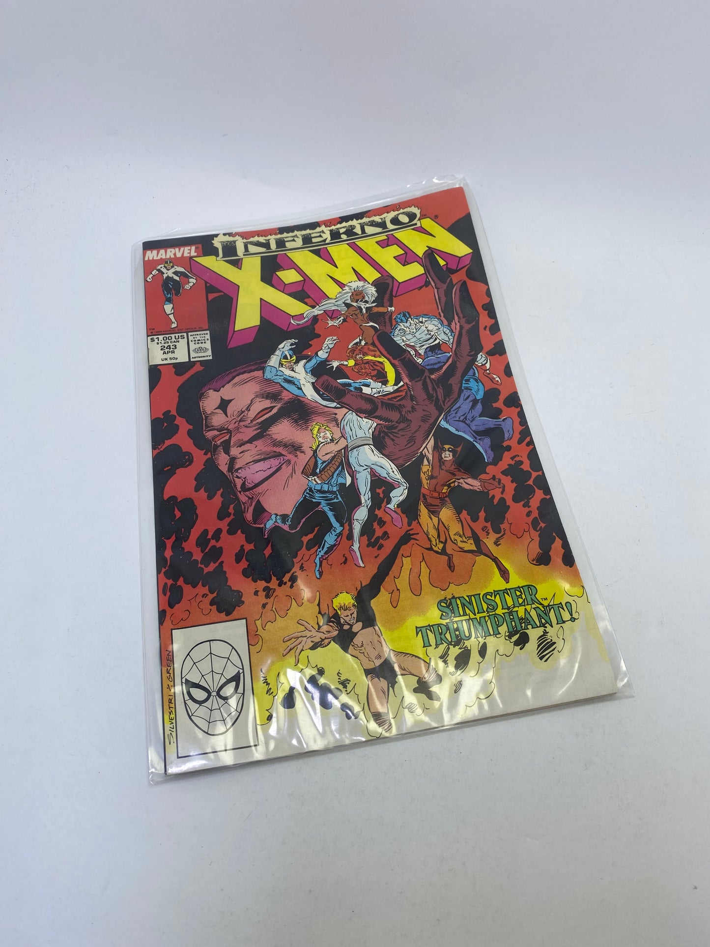 The Uncanny X-Men #240-243 – komiksų rinkinys (anglų kalba)