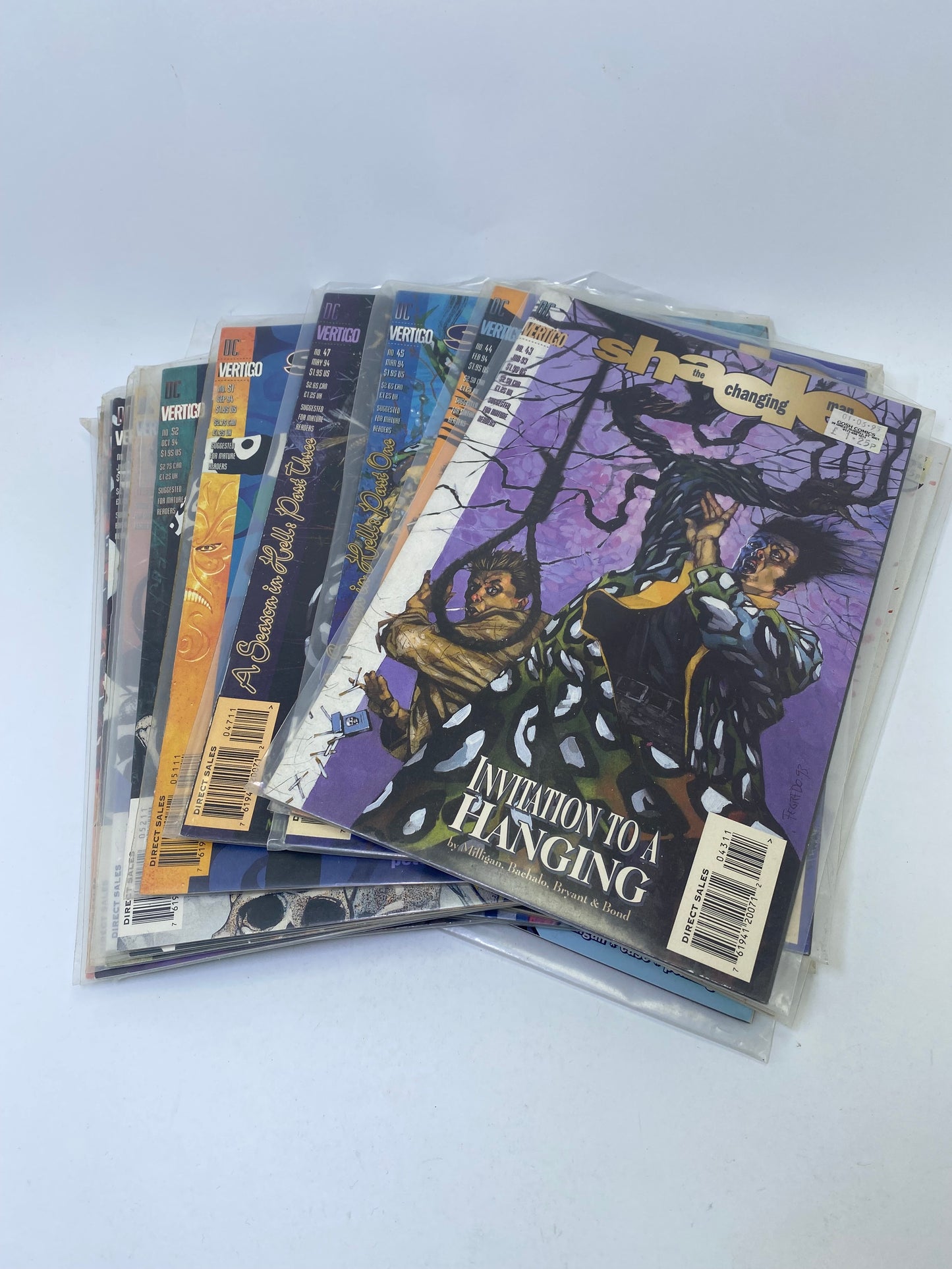 Shade: The Changing Man – Komiksų rinkinys (#1–3, 15–16, 18–45, 47, 51–64, 67–70)