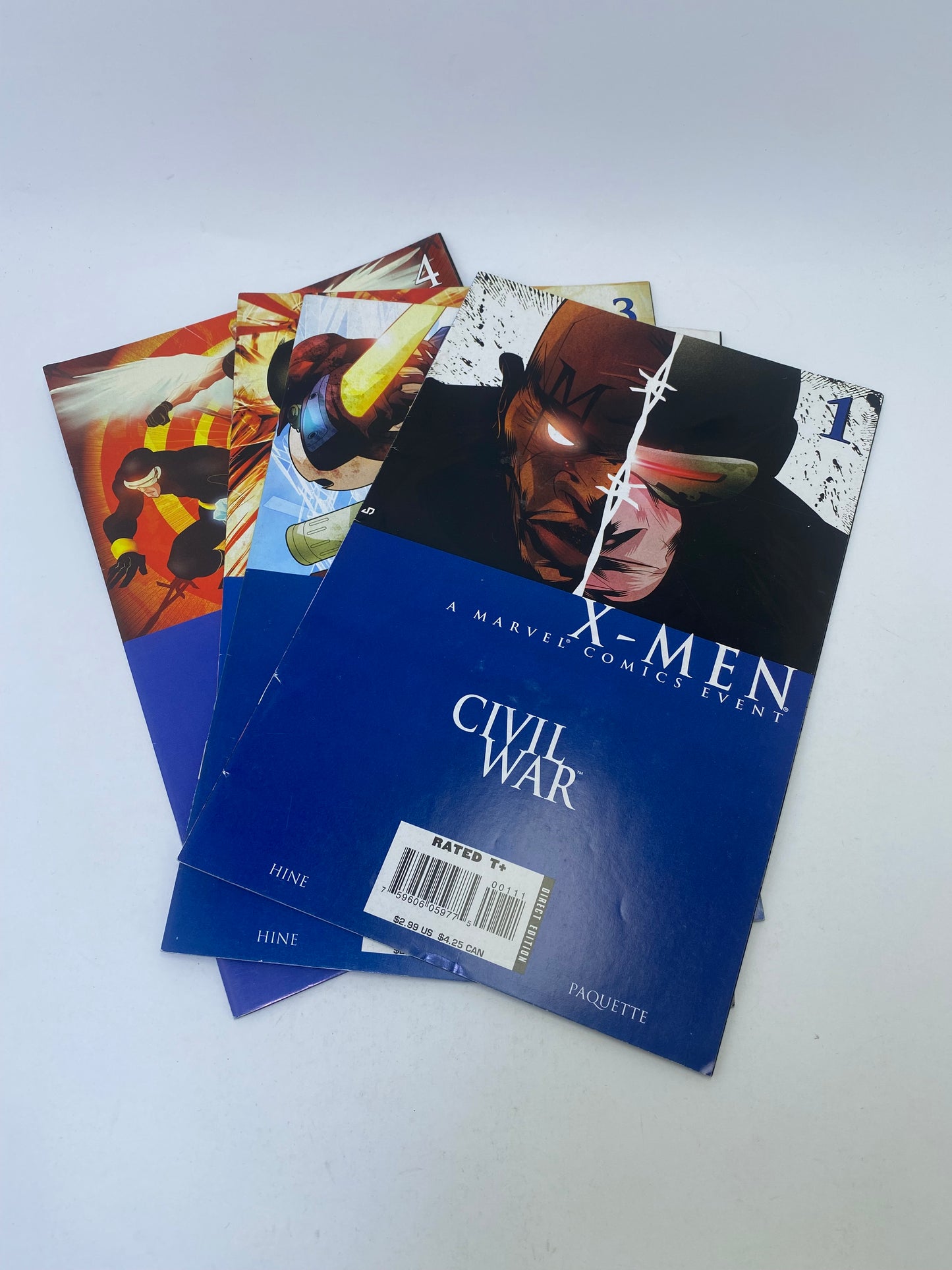 Civil War: X-Men #1–4 – Komiksų rinkinys (anglų kalba)