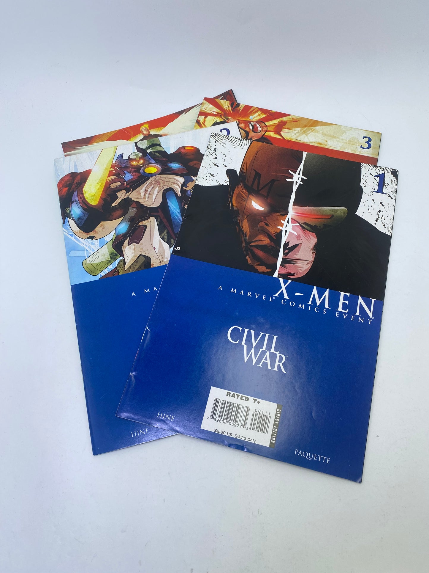 Civil War: X-Men #1–4 – Komiksų rinkinys (anglų kalba)