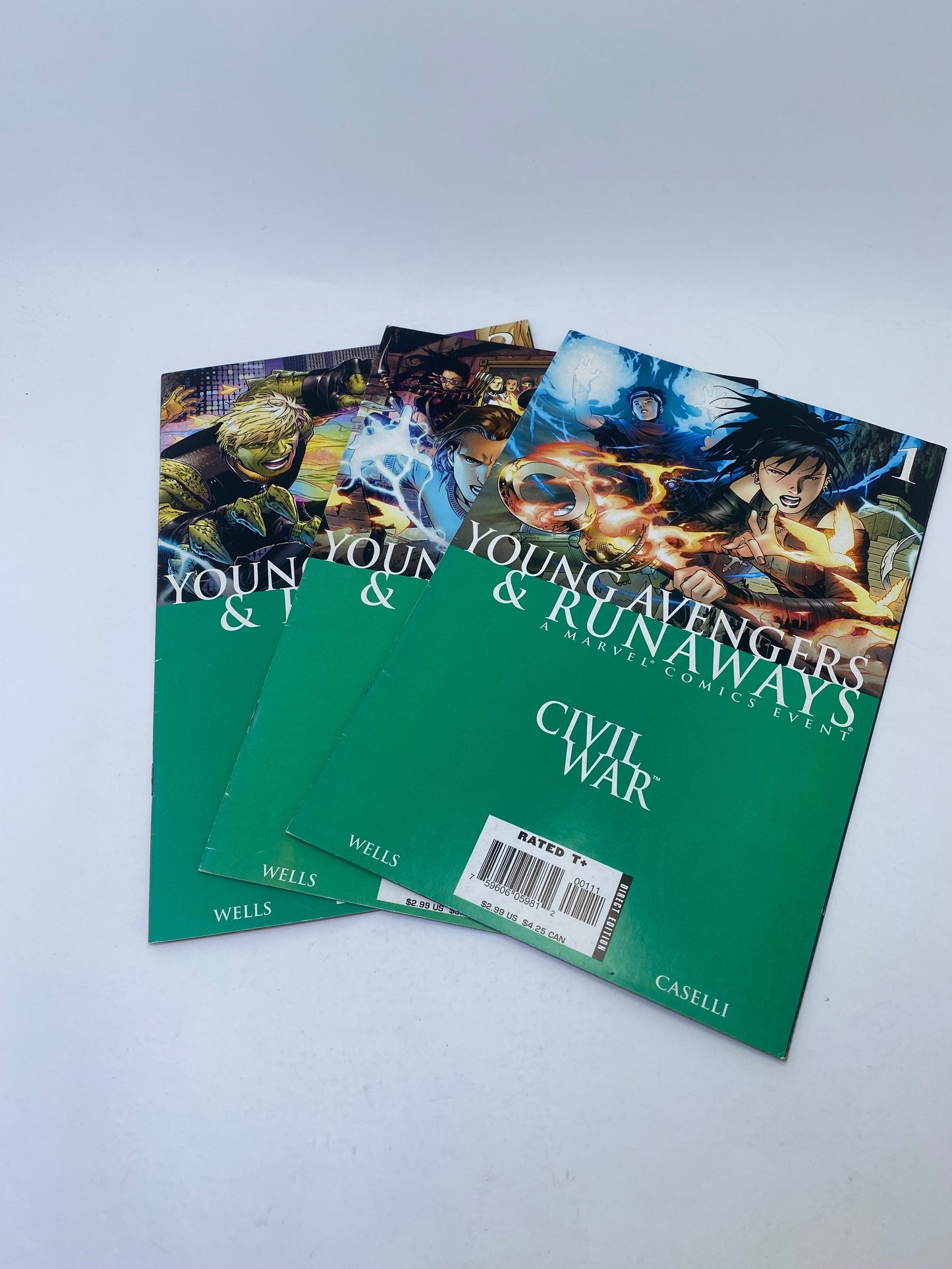 Civil War: Young Avengers & Runaways #1–3 – Komiksų rinkinys (anglų kalba) TreasureHunt