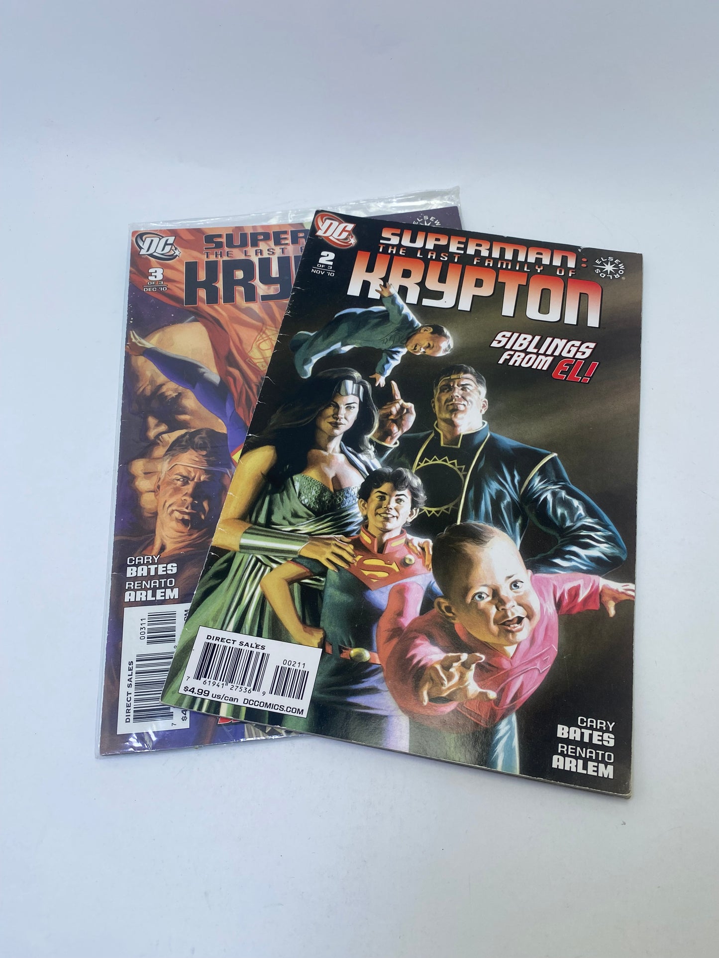 Superman: The Last Family of Krypton #1–3 – Komiksų rinkinys (anglų kalba)