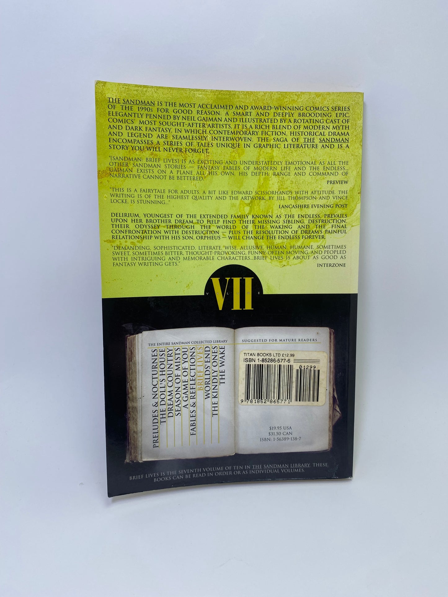 The Sandman: Brief Lives – Grafinė novelė (anglų kalba)