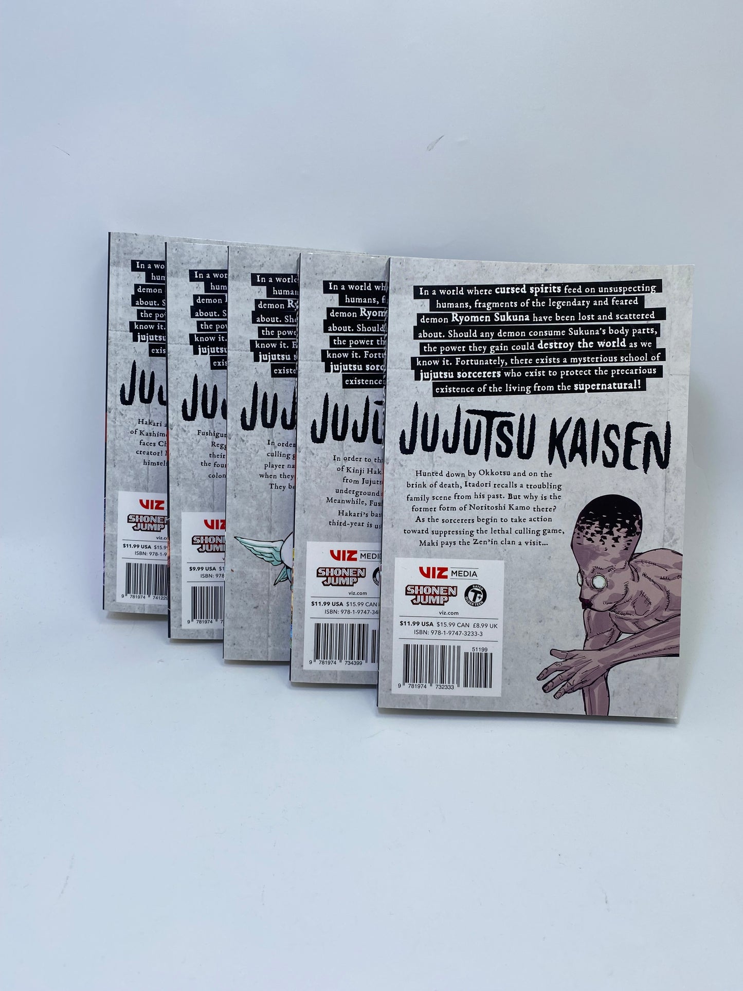 Jujutsu Kaisen, Vol. 17–21 – Manga rinkinys (anglų kalba)