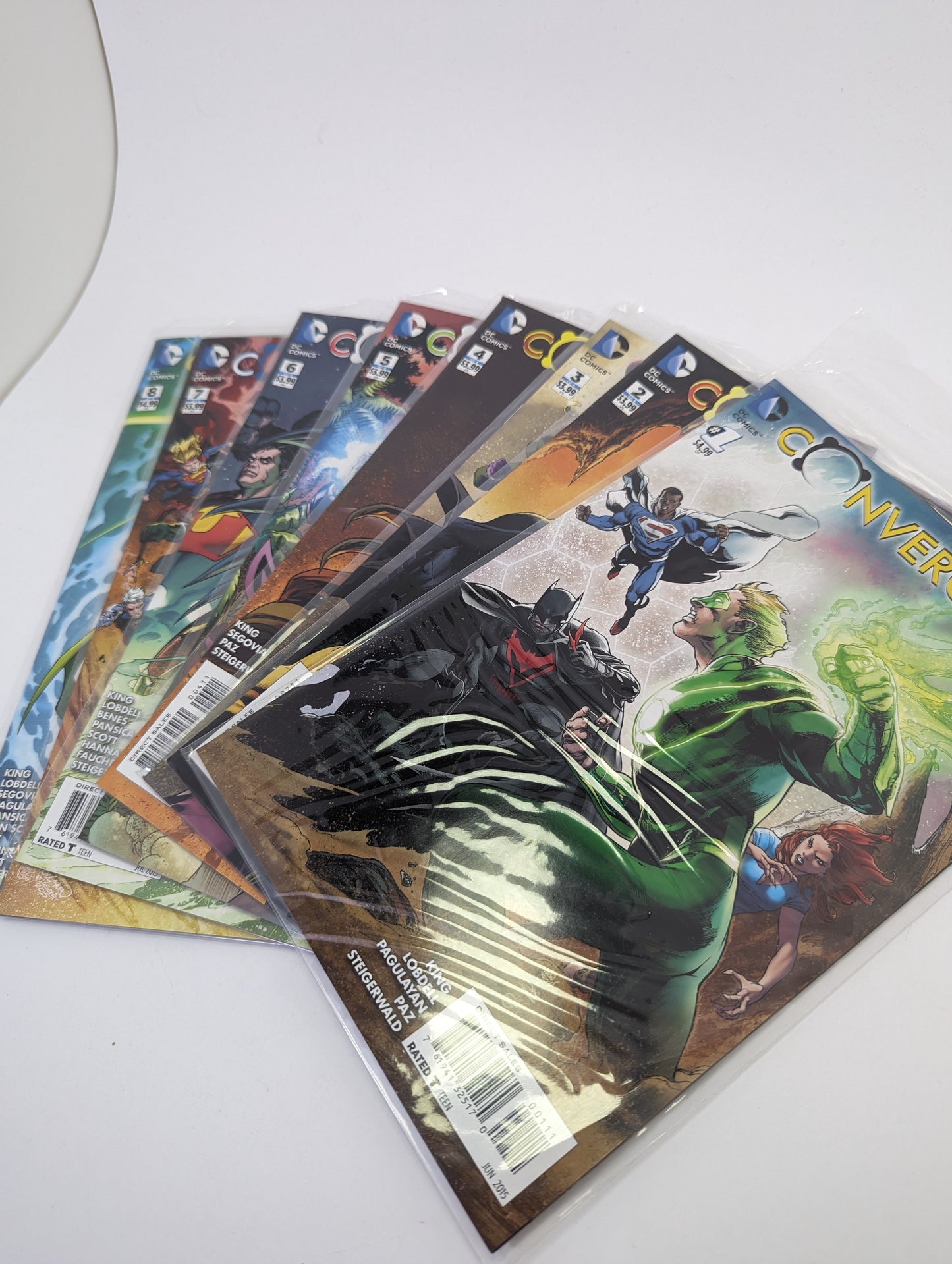 Convergence #1-8 (2015) komiksai