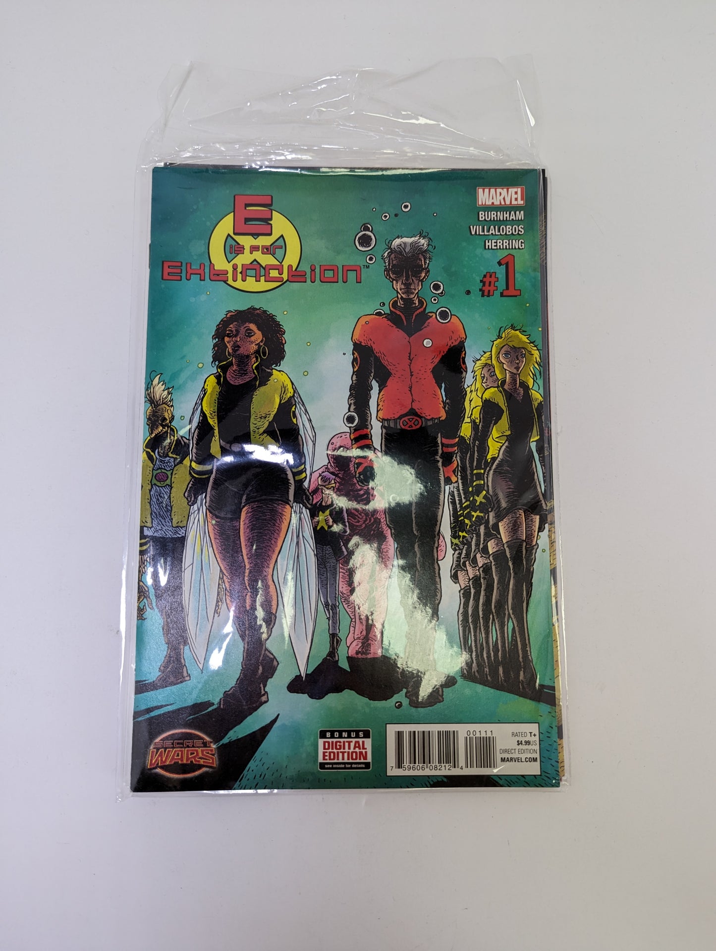 E is For Extinction #1-3 komiksų viršelis