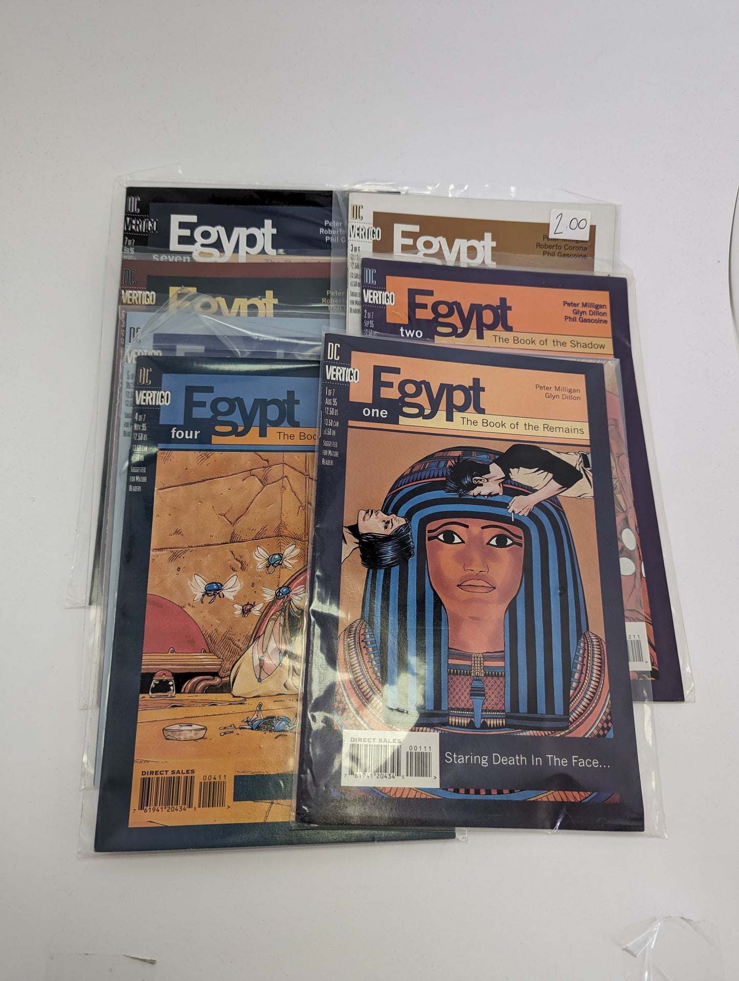 Egypt #1-7 (1995) komiksų viršelis