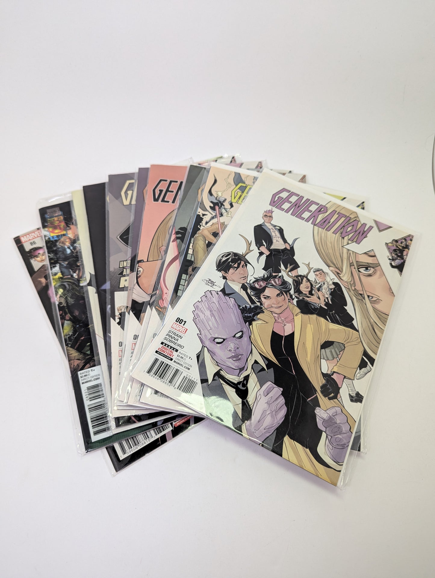 Generation X #1-9, 85-86 komiksų viršelis