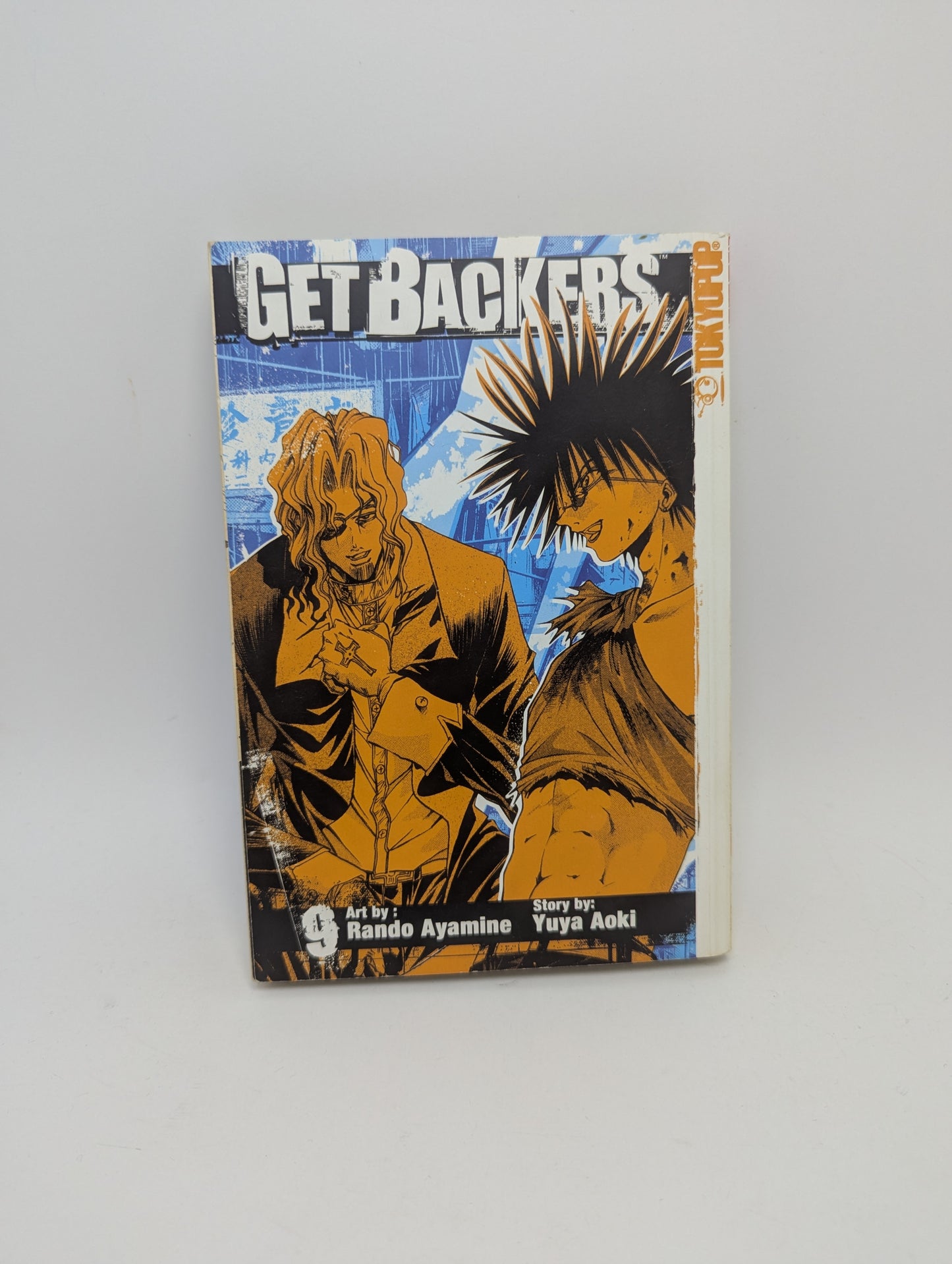 „Get Backers, Vol. 9“ – veiksmo manga anglų kalba apie pavojingas misijas