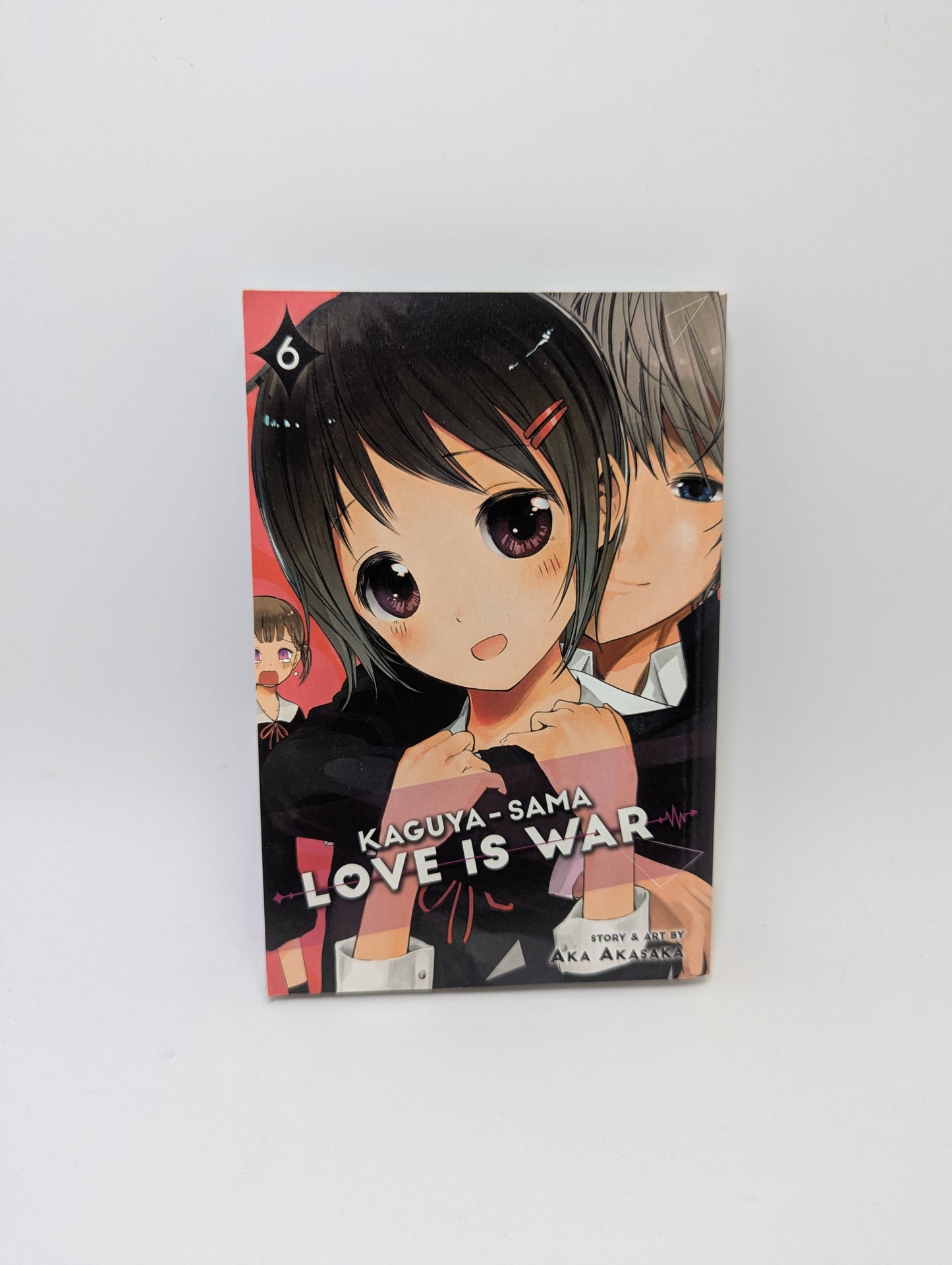 Kaguya-sama Love is War 6 tomas manga anglų kalba su širdies ritmo scena