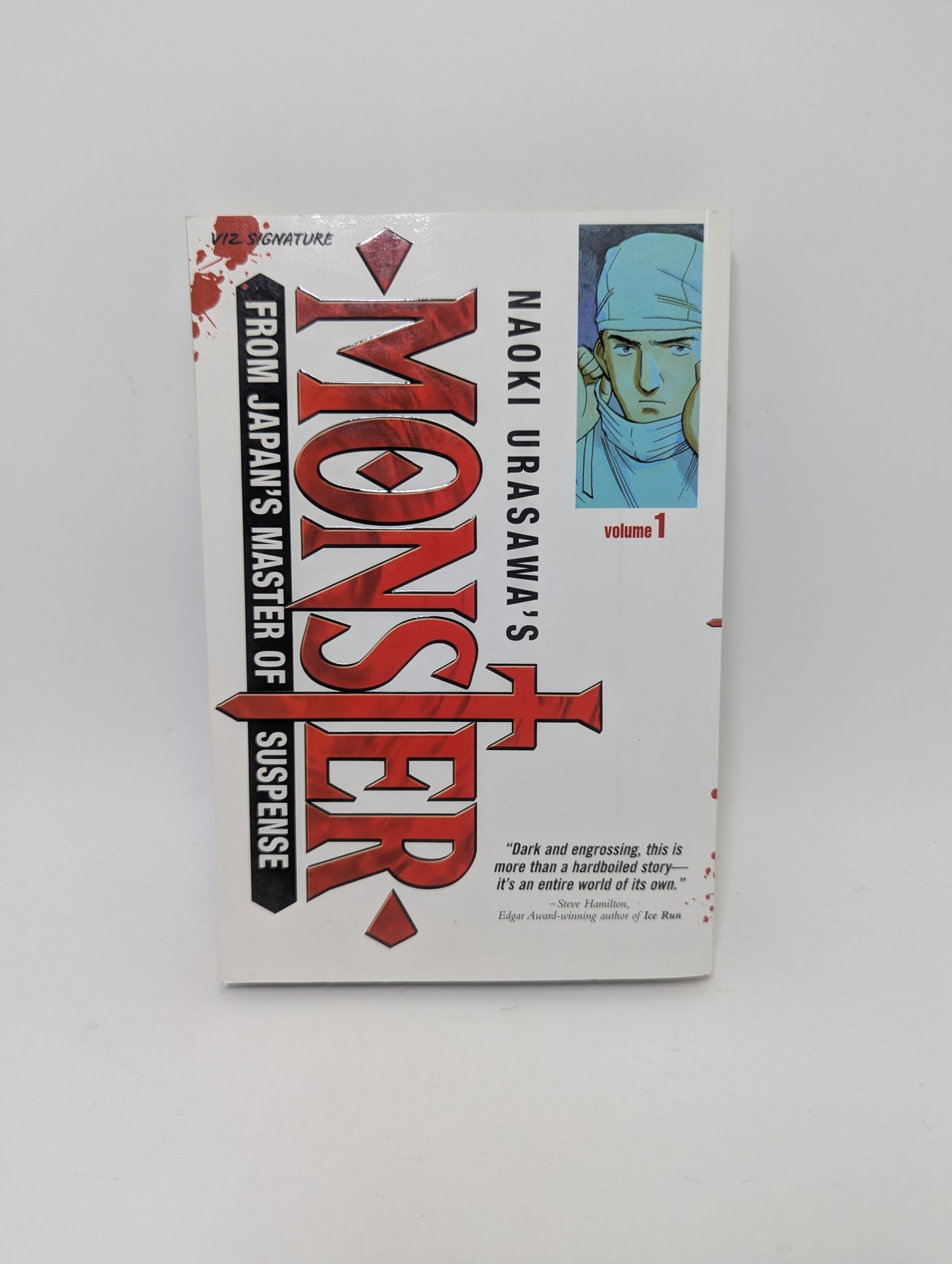 „Monster, Vol. 1“ – psichologinis trileris apie moralę ir kaltę, manga anglų kalba