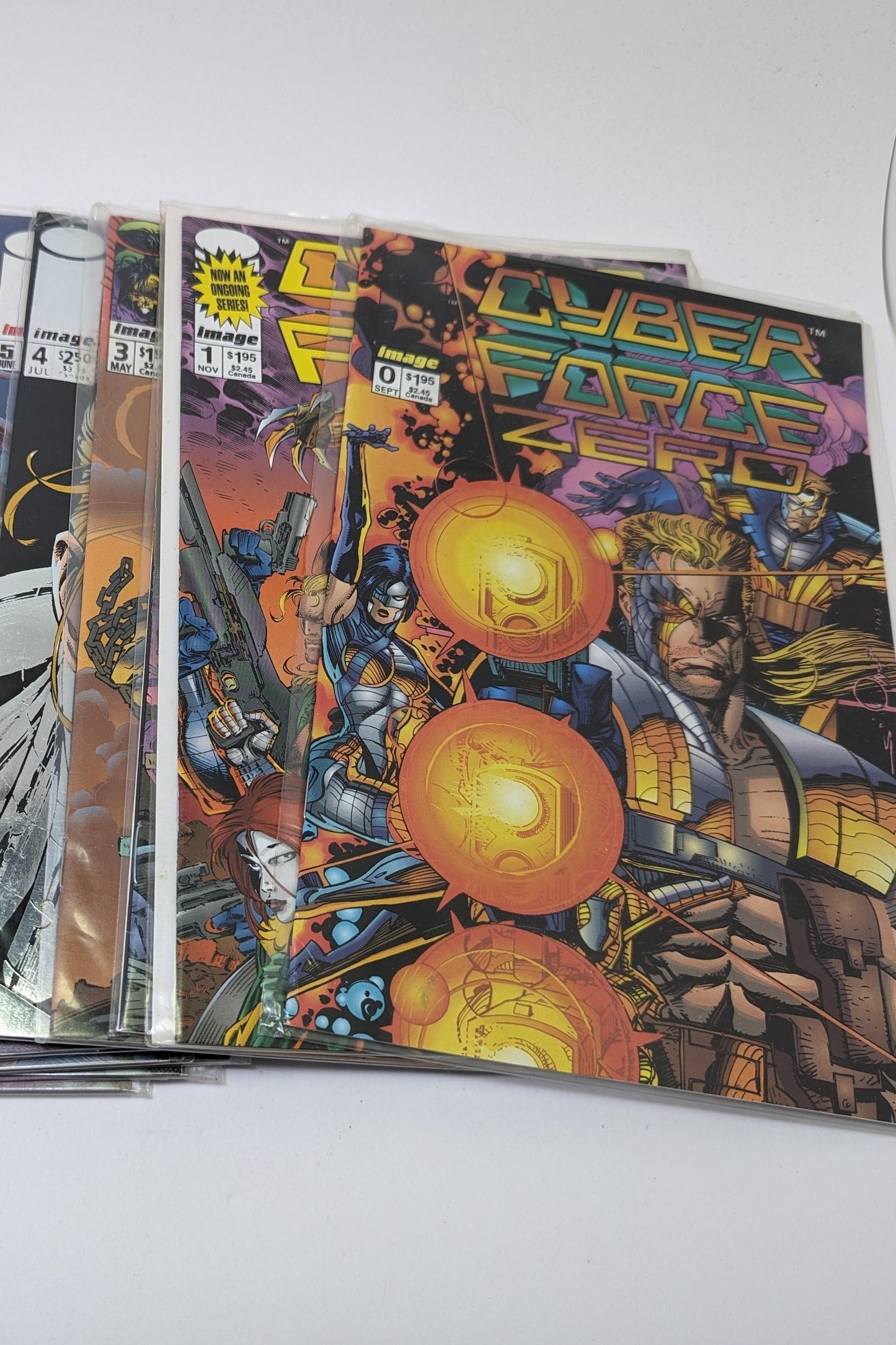Cyber Force #0-11, 17-21 (1993) – Comics