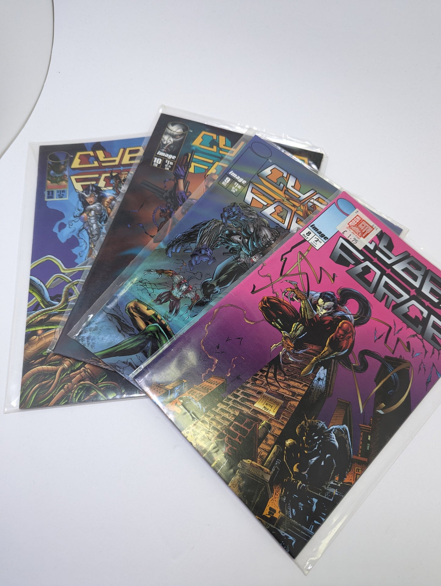 Cyber Force #0-11, 17-21 (1993) – Komiksai TreasureHunt