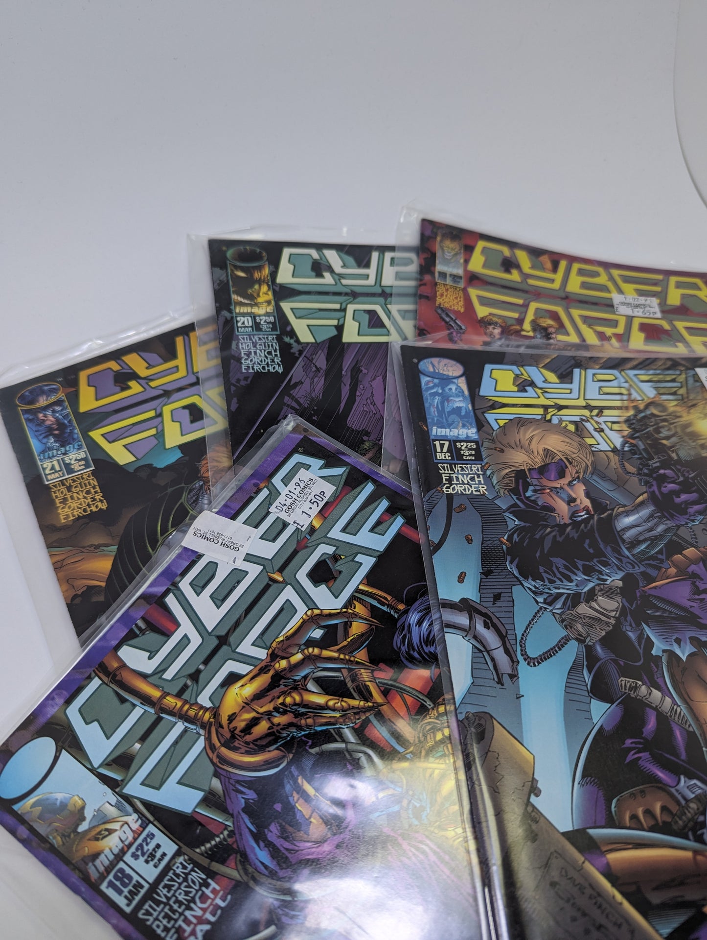 Cyber Force #0-11, 17-21 (1993) – Comics