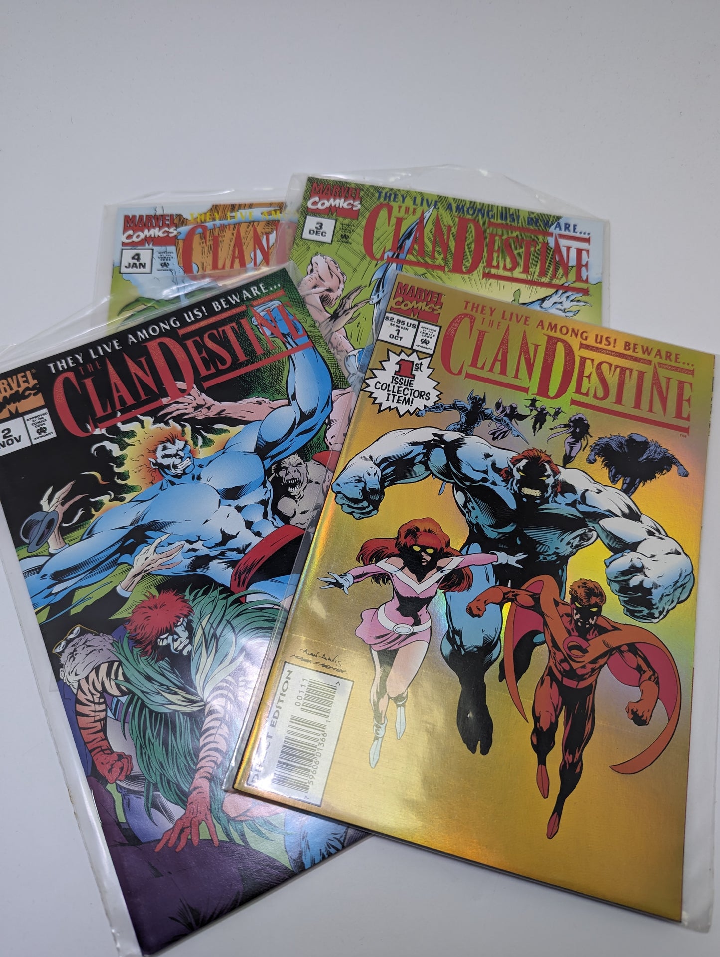 ClanDestine #1-10 (1994) – Komiksai
