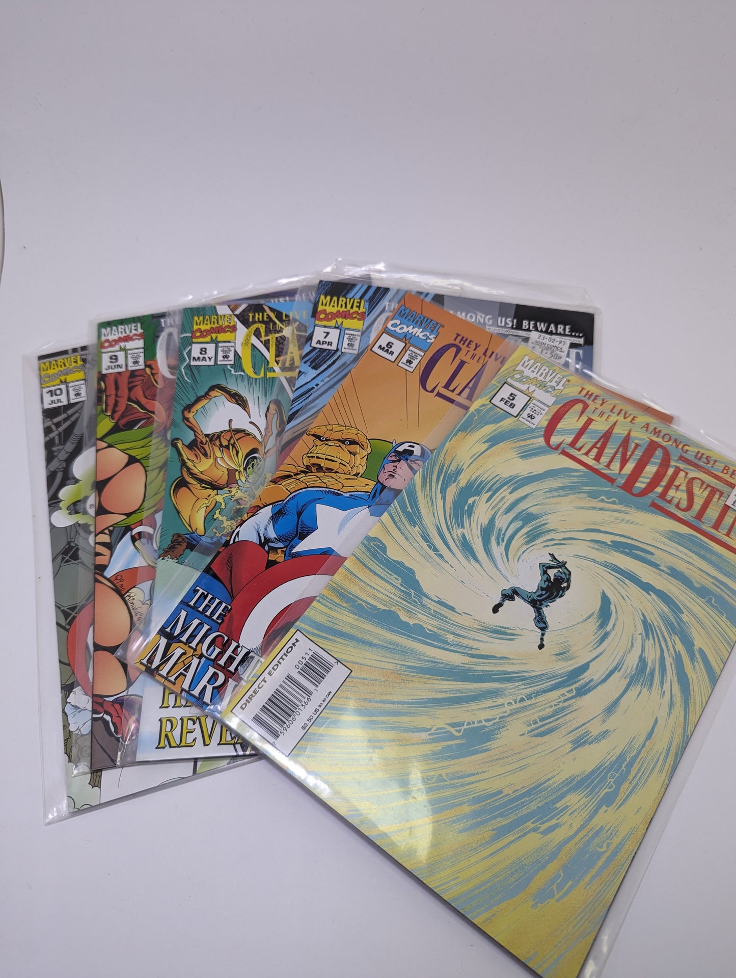 ClanDestine #1-10 (1994) – Komiksai