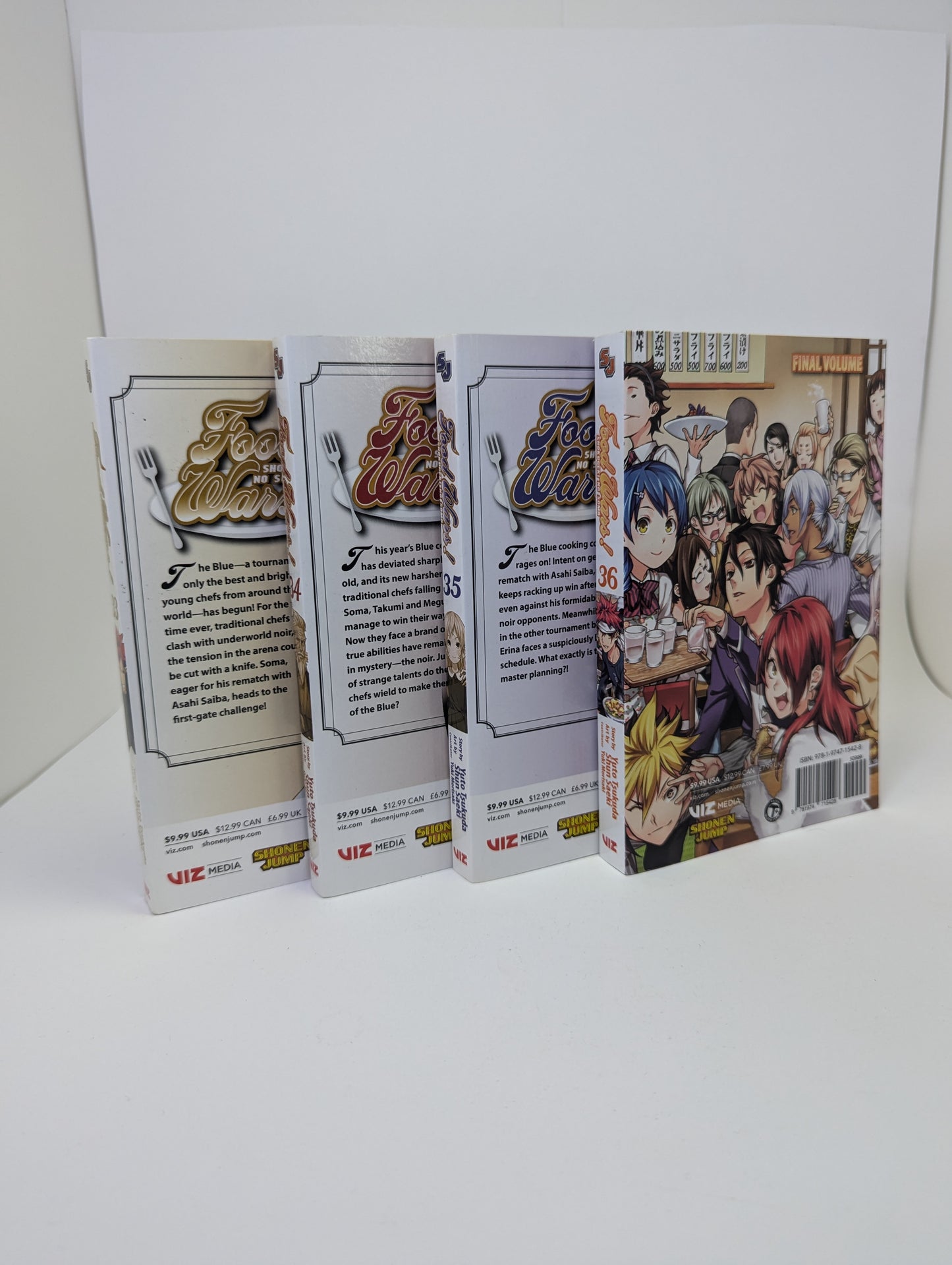 Food Wars!, Vol. 33-36 - Manga (anglų kalba)