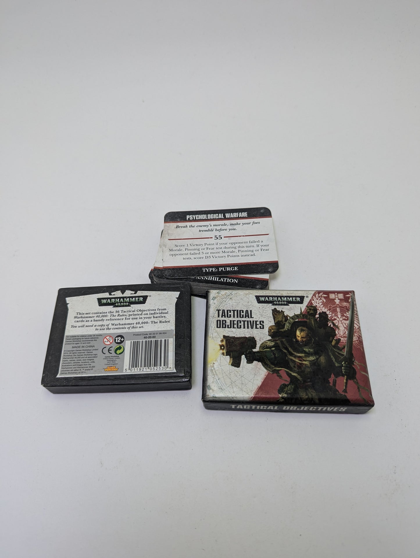 Warhammer 40k: Tactical Objectives cards