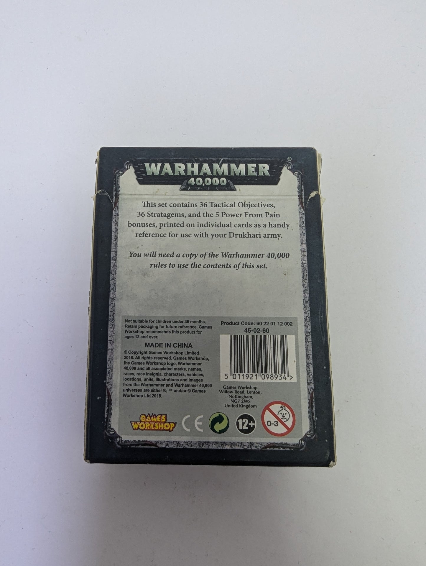 Warhammer 40k: Datacards - Drukhari