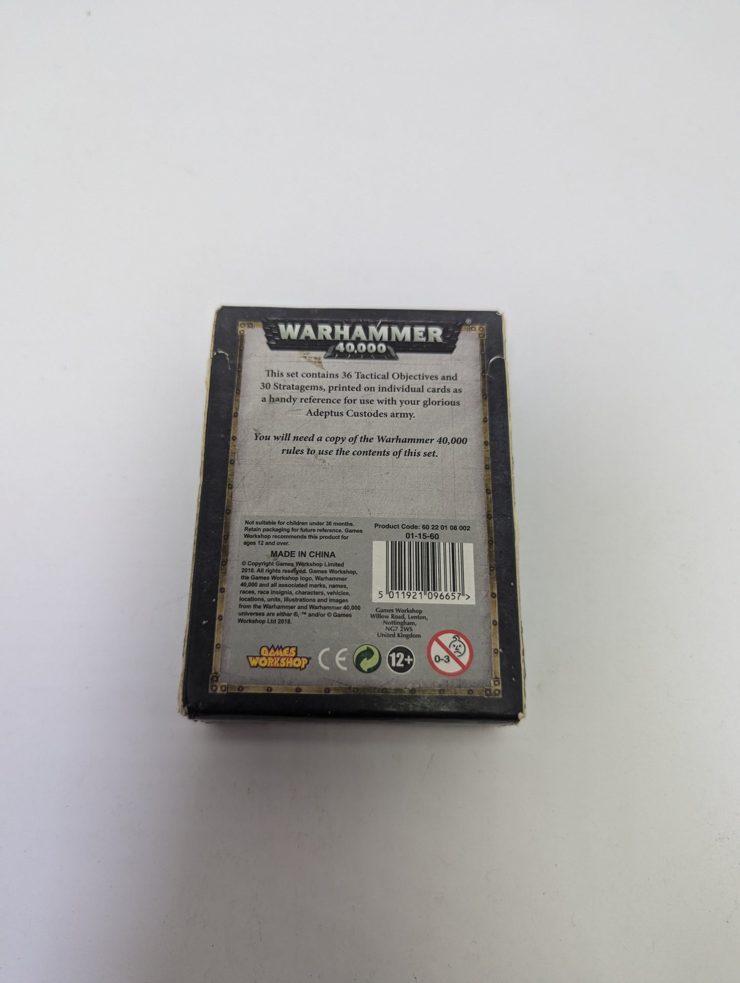 Warhammer 40k: Datacards - Adeptus Custodes