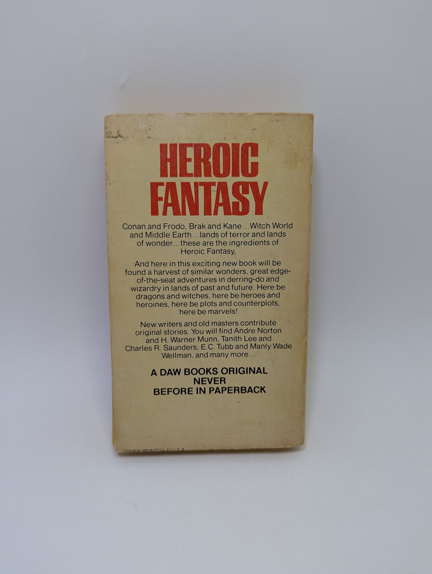 Heroic Fantasy - Book (English)