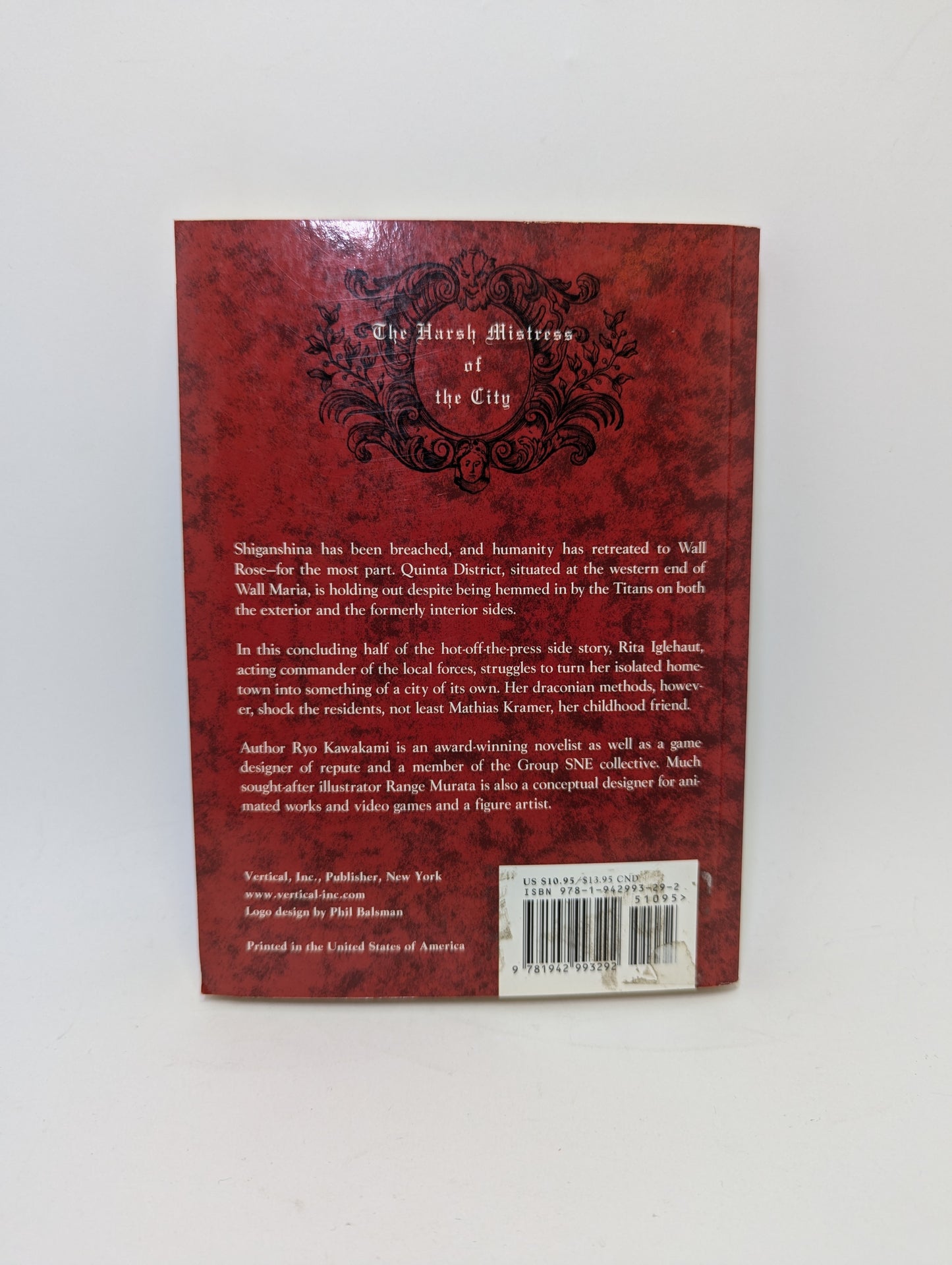Attack on Titan: The Harsh Mistress of the City, Part 2 - Book (English)
