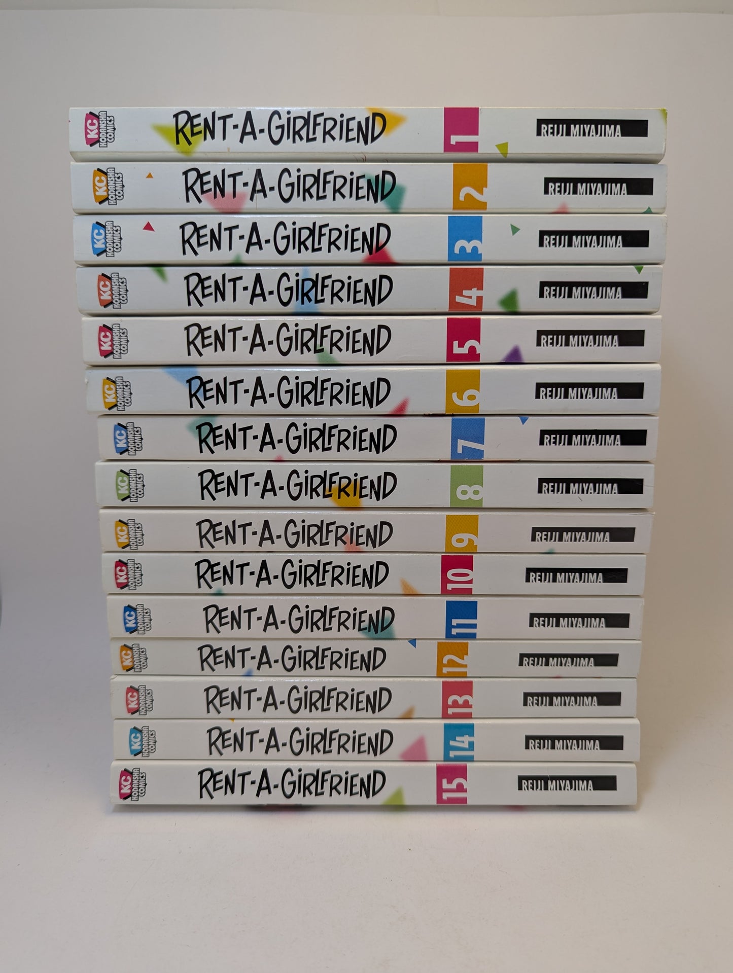 Rent-A-Girlfriend Vol. 1-15 – Manga rinkinys (anglų kalba)