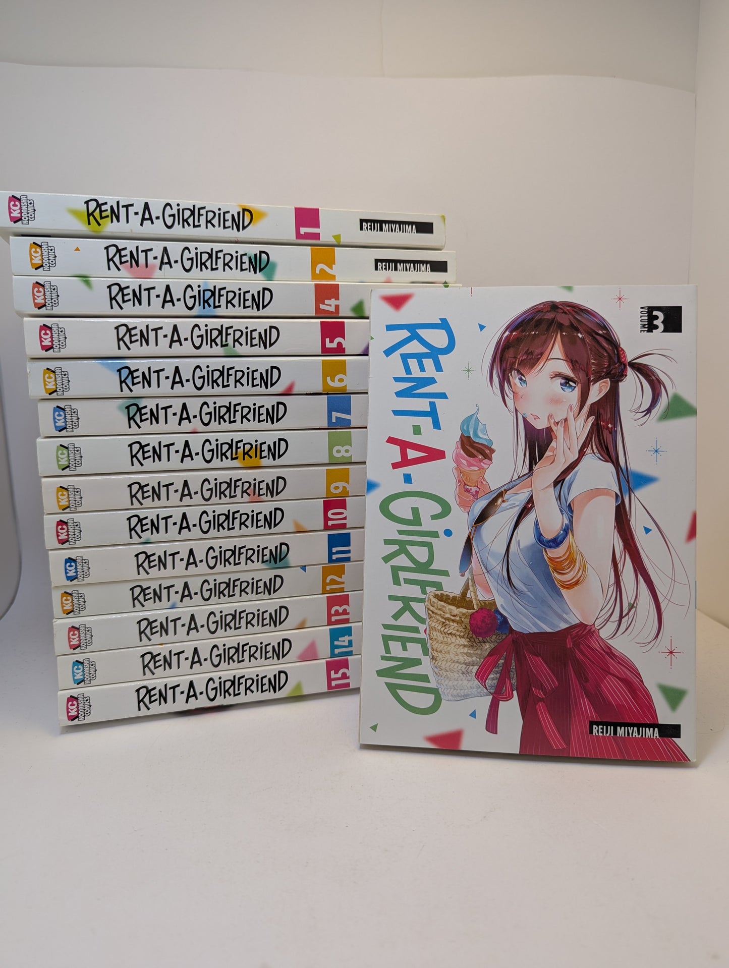 Rent-A-Girlfriend Vol. 1-15 – Manga rinkinys (anglų kalba)
