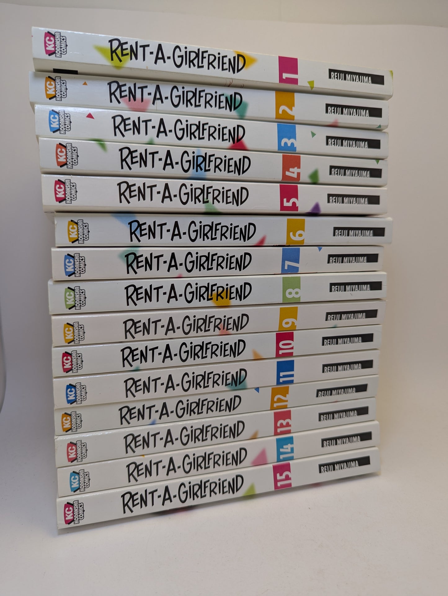 Rent-A-Girlfriend Vol. 1-15 – Manga rinkinys (anglų kalba)