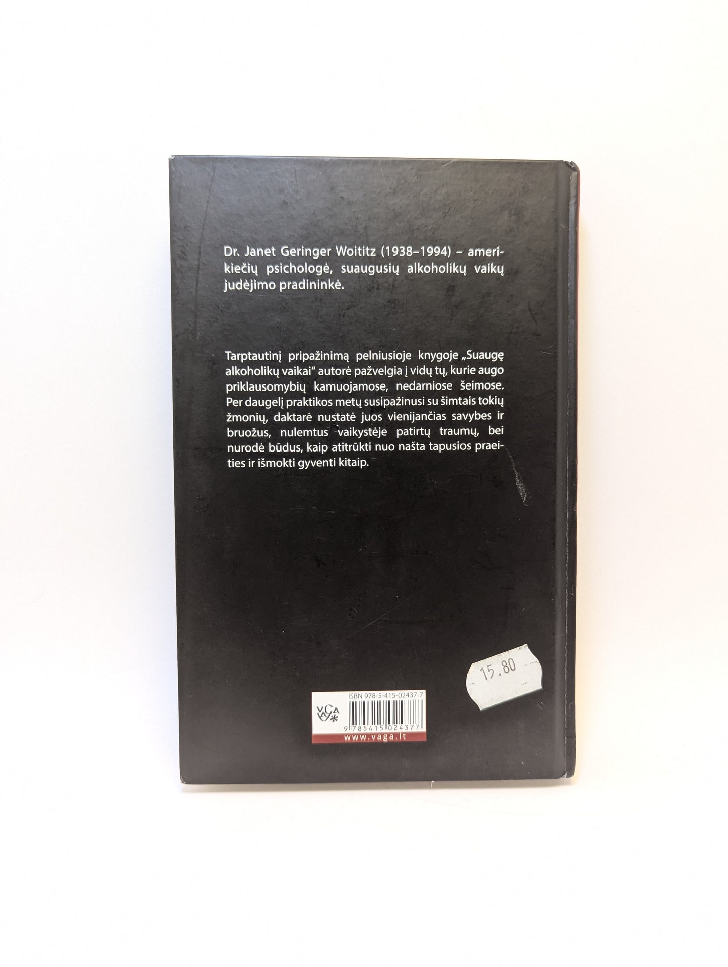 Adult Children of Alcoholics – Book (Lithuanian)