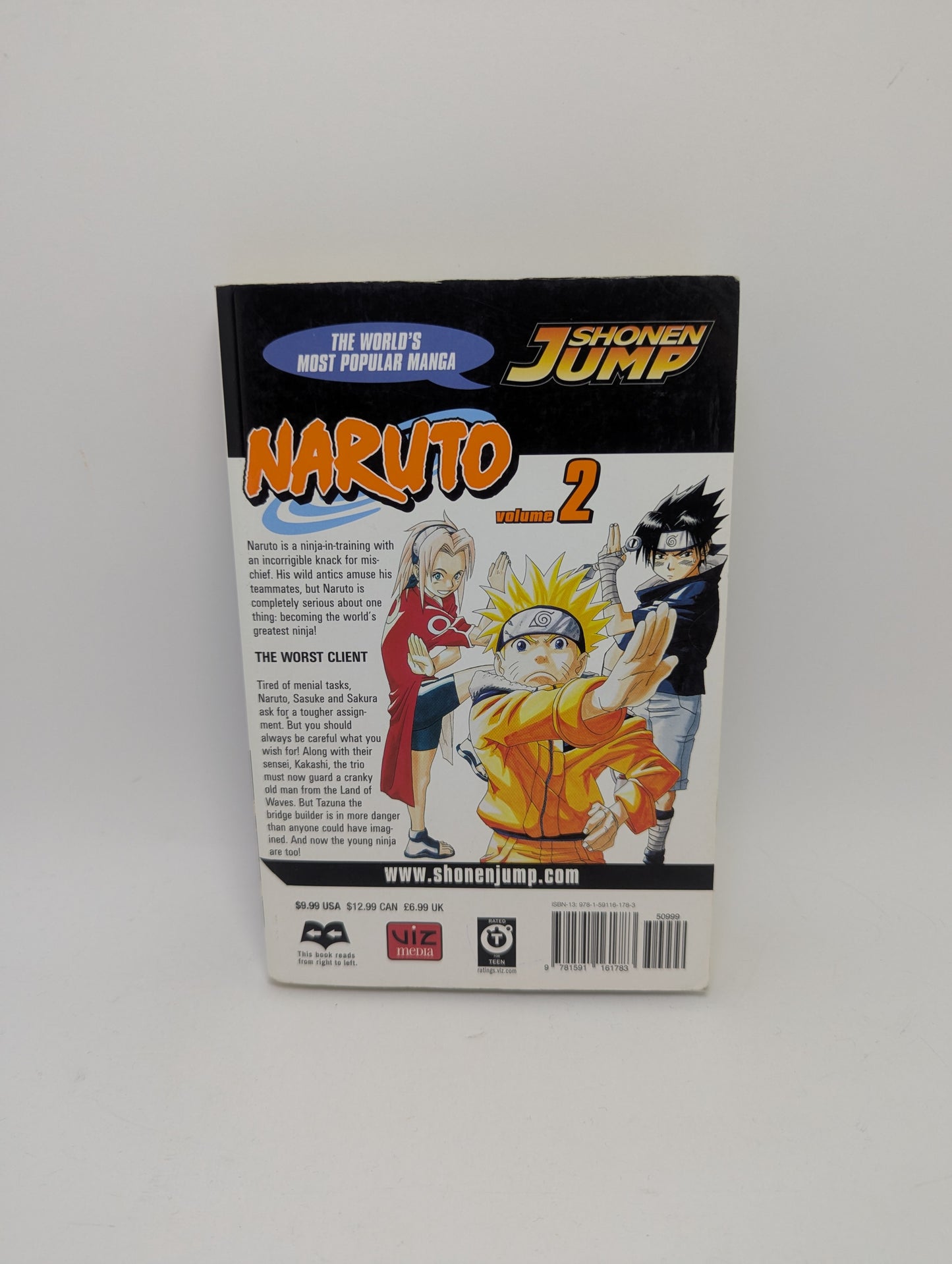 Naruto, Vol. 2 – Manga (anglų kalba)
