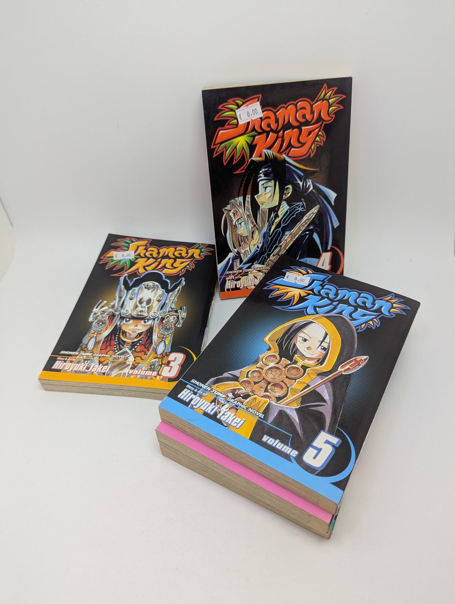 Shaman King, Vol. 3–7 – Manga (anglų kalba)
