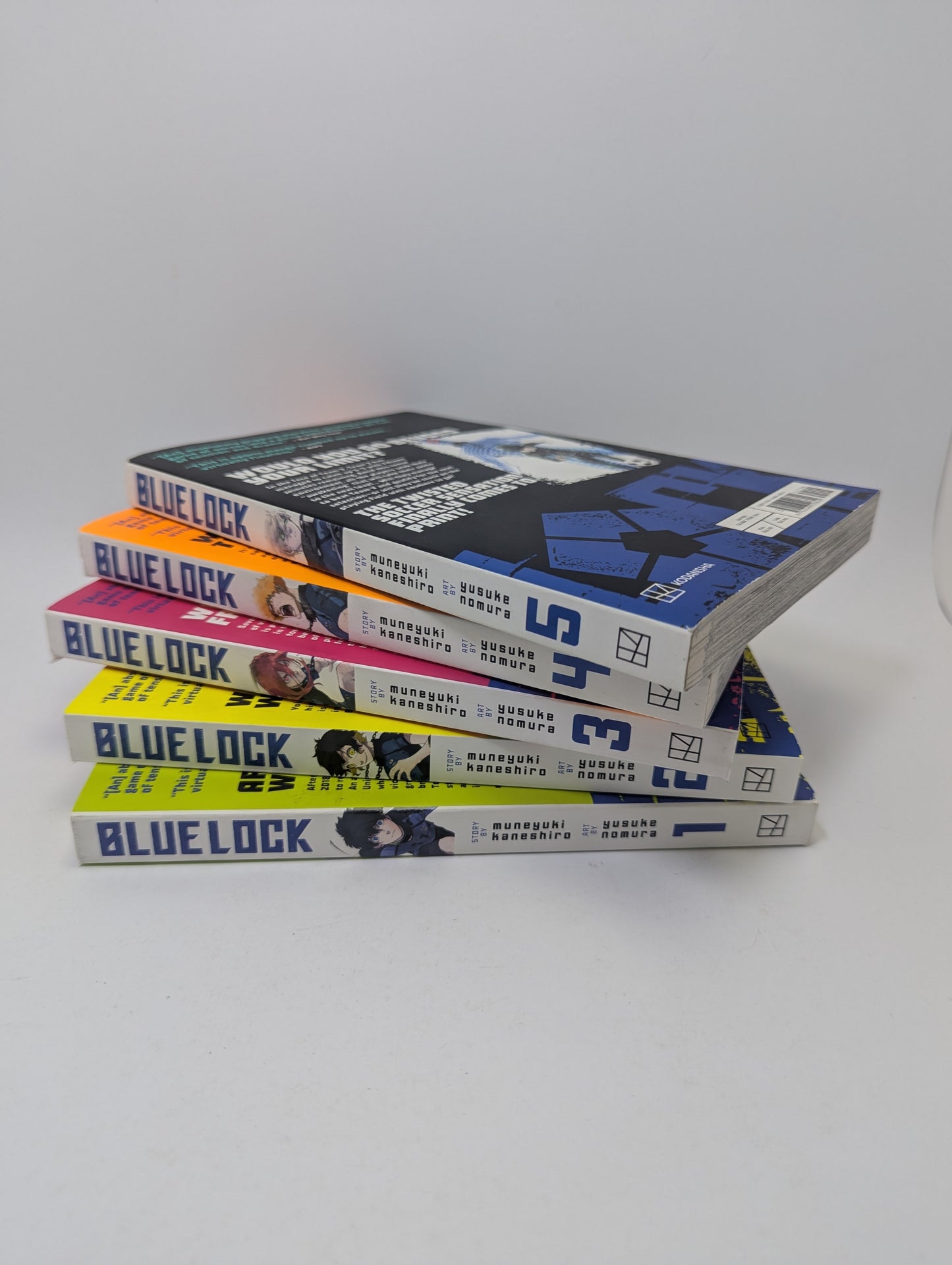 Blue Lock, Vol. 1–5 – Manga (anglų kalba)