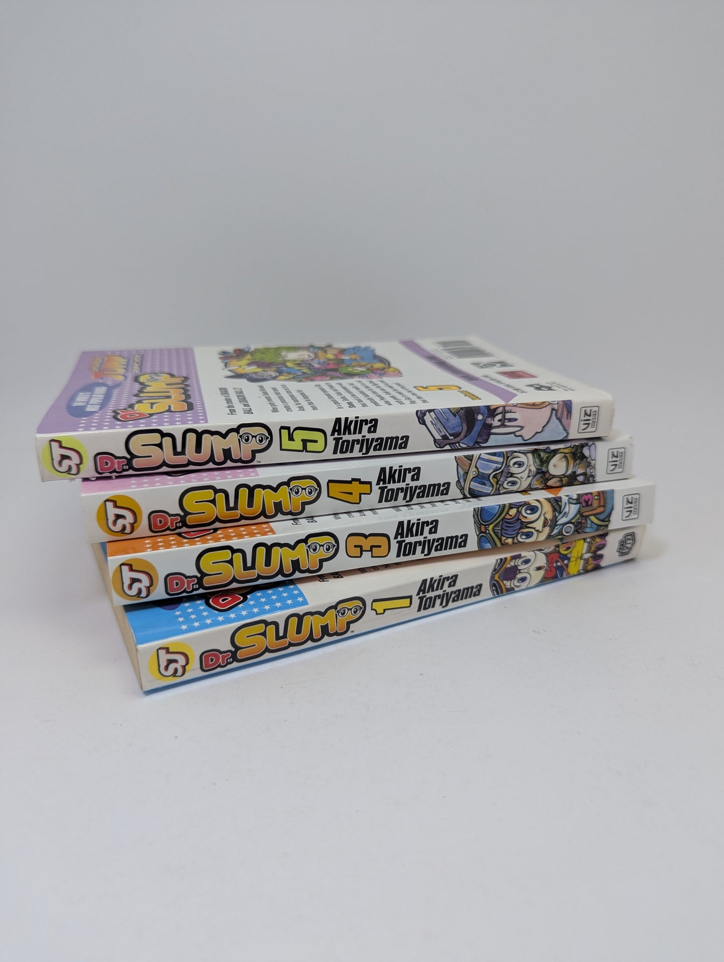 Dr. Slump, Vol. 1, 3, 4, 5 – Manga (anglų kalba)