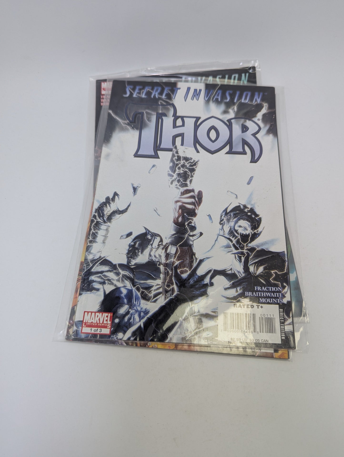 Secret Invasion: Thor #1–3 (2008) – Komiksų rinkinys (anglų kalba) TreasureHunt