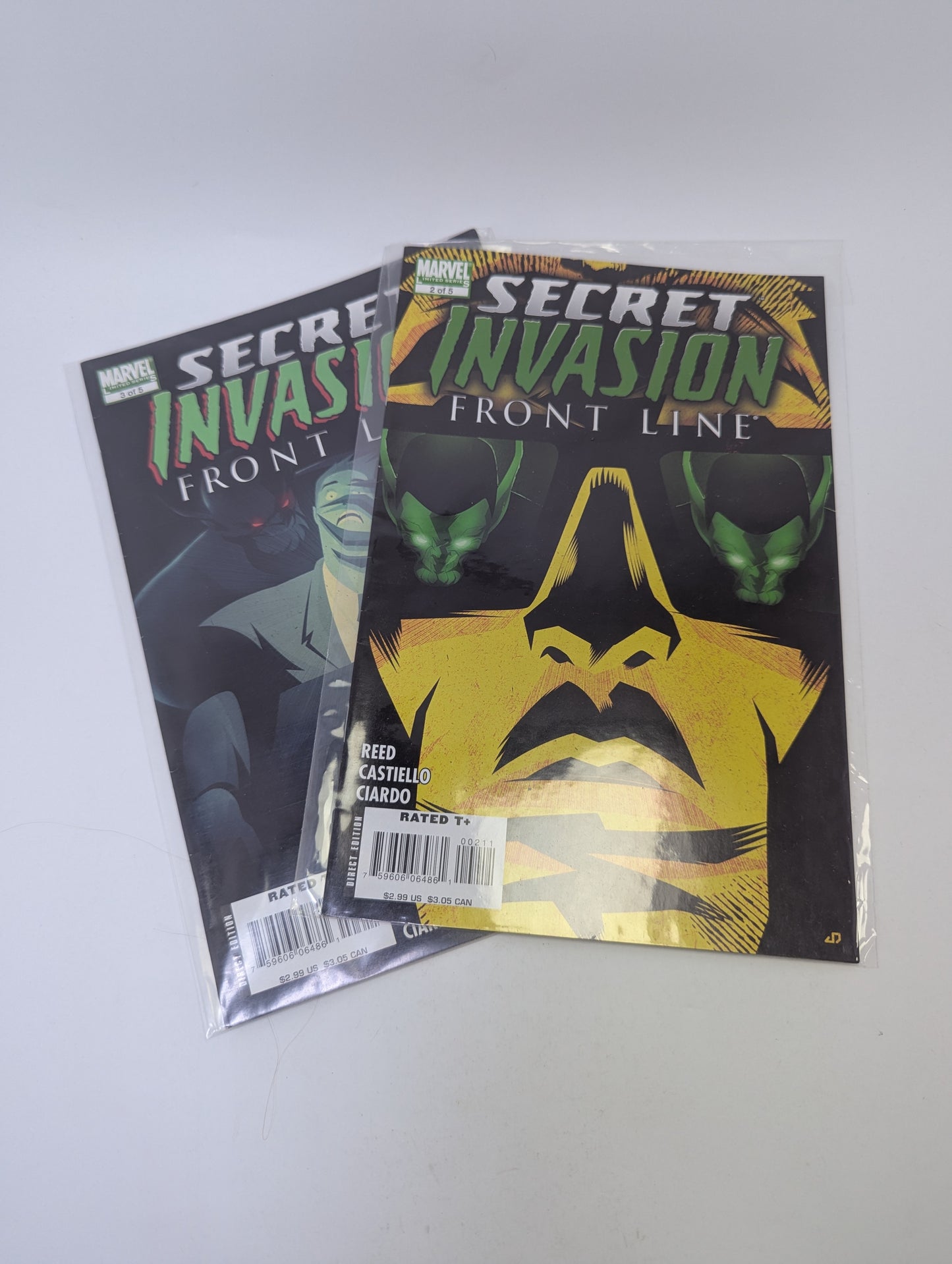 Secret Invasion: Front Line #1–3 (2008) – Komiksų rinkinys (anglų kalba)