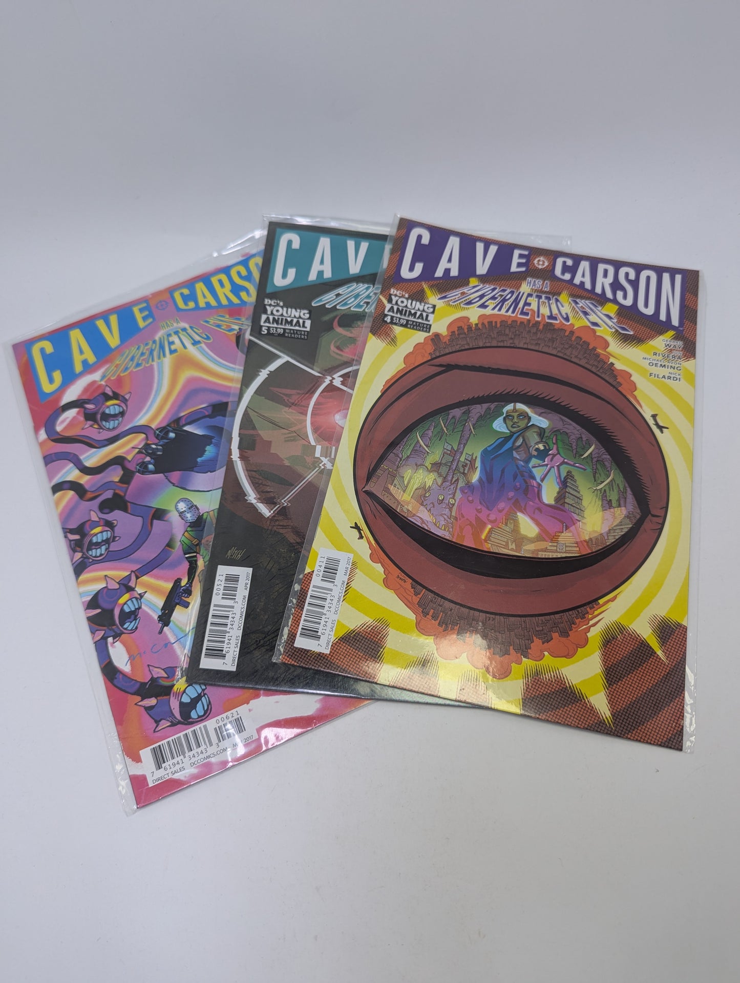 Cave Carson Has a Cybernetic Eye #1–6 (2014) – Komiksų rinkinys (anglų kalba)