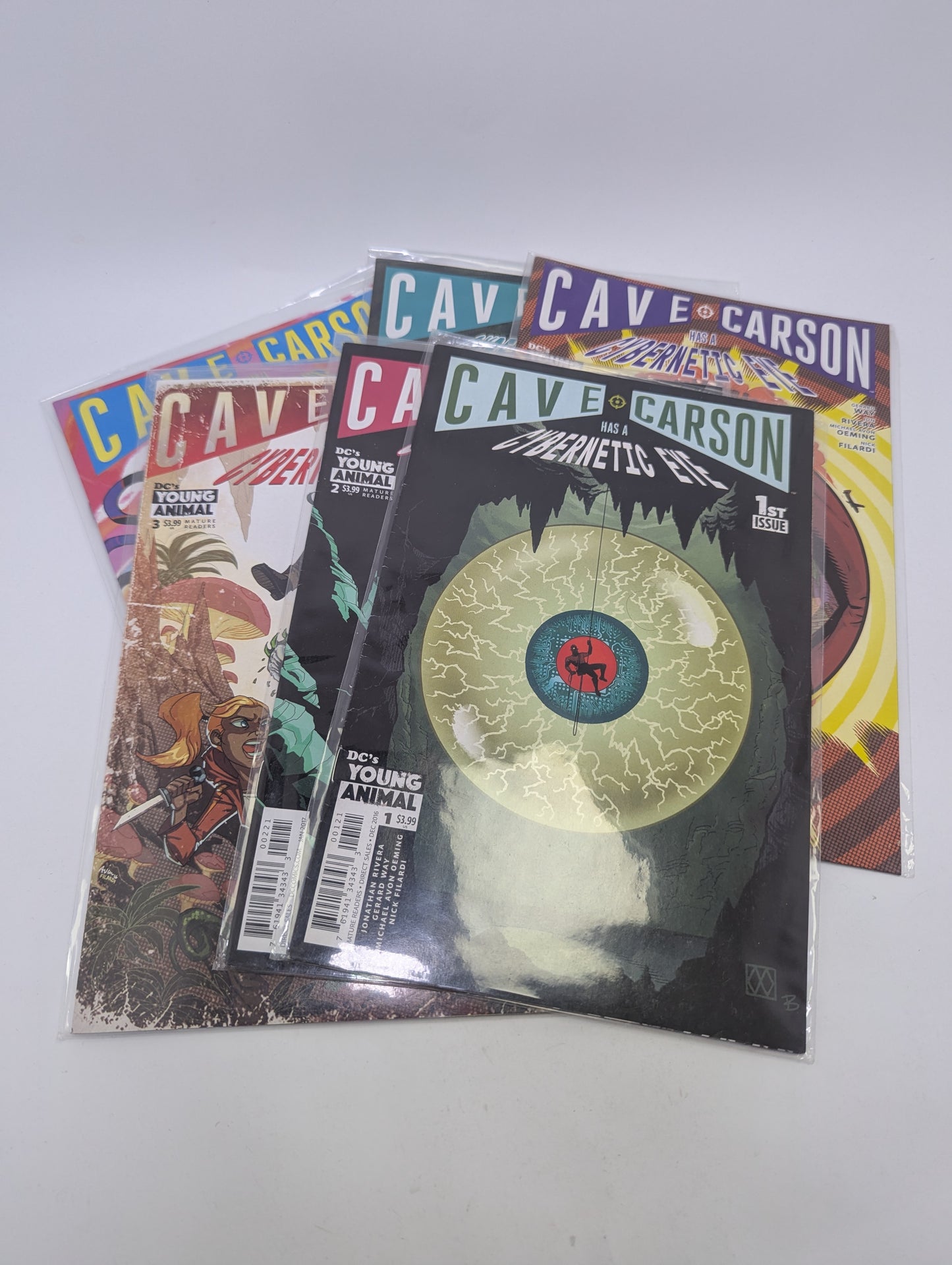 Cave Carson Has a Cybernetic Eye #1–6 (2014) – Komiksų rinkinys (anglų kalba)