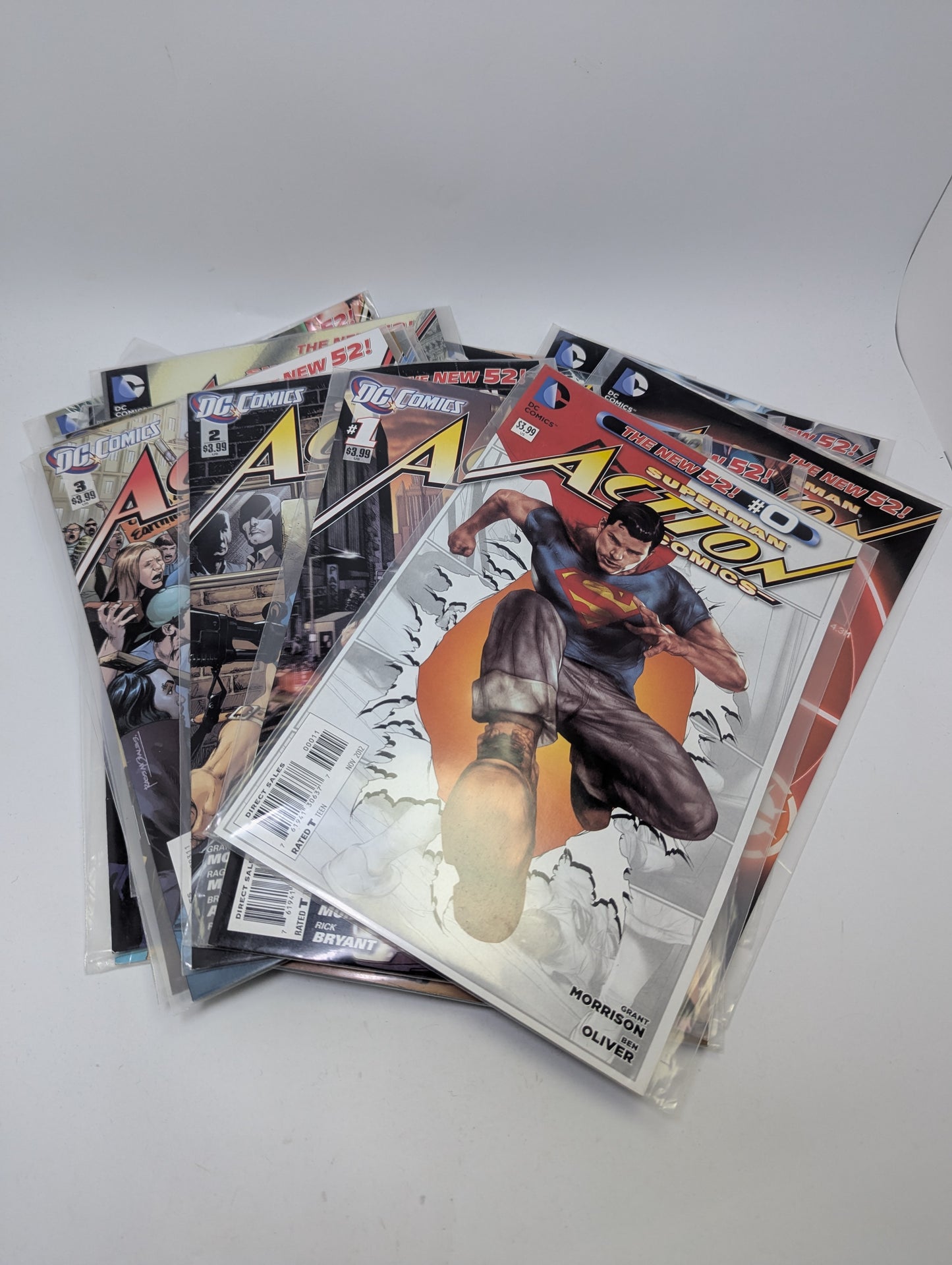 Action Comics #0–18 (2012) – Komiksų rinkinys (anglų kalba)