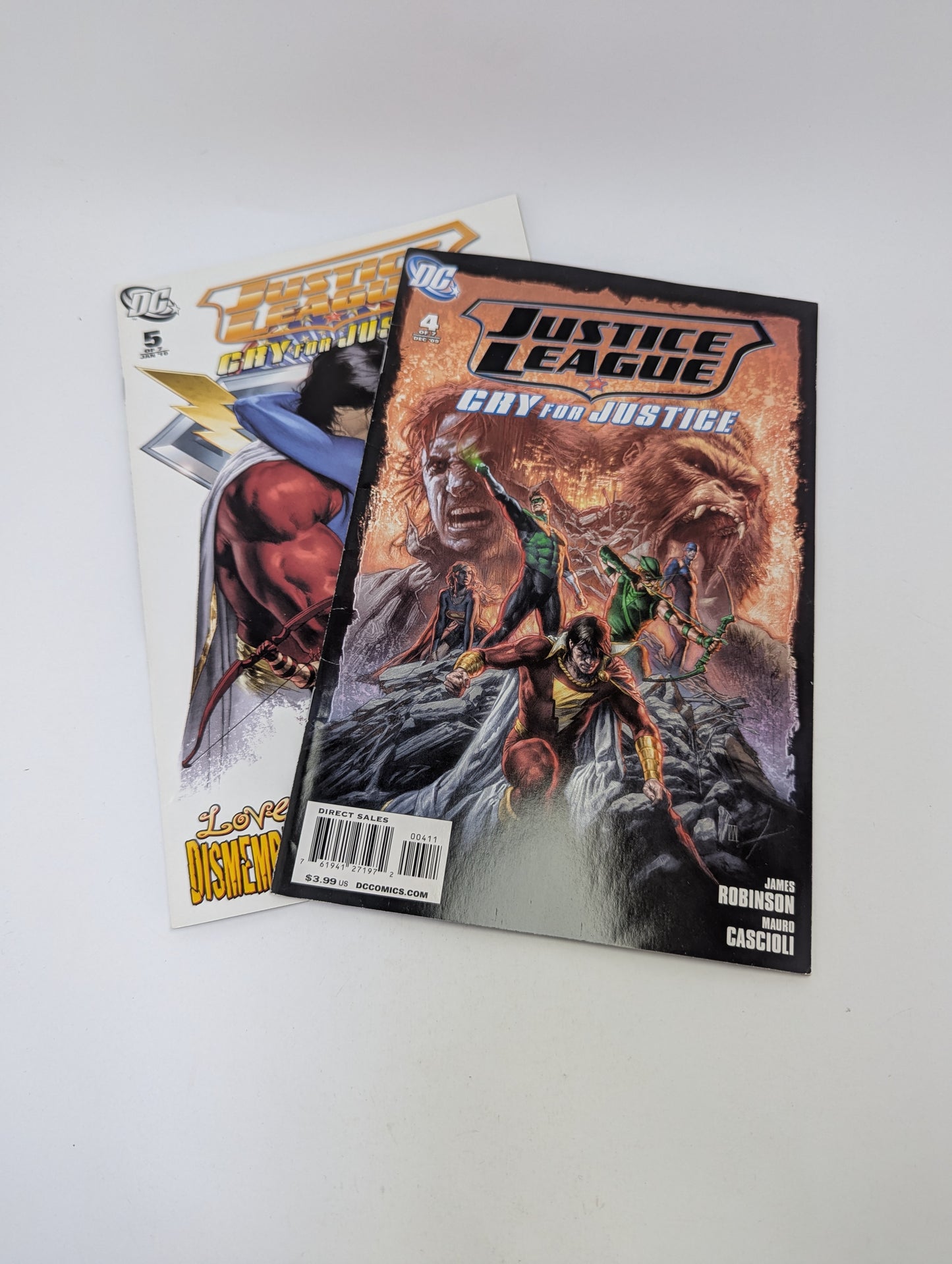 Justice League: Cry for Justice #1–5 (2009) – Komiksų rinkinys (anglų kalba)