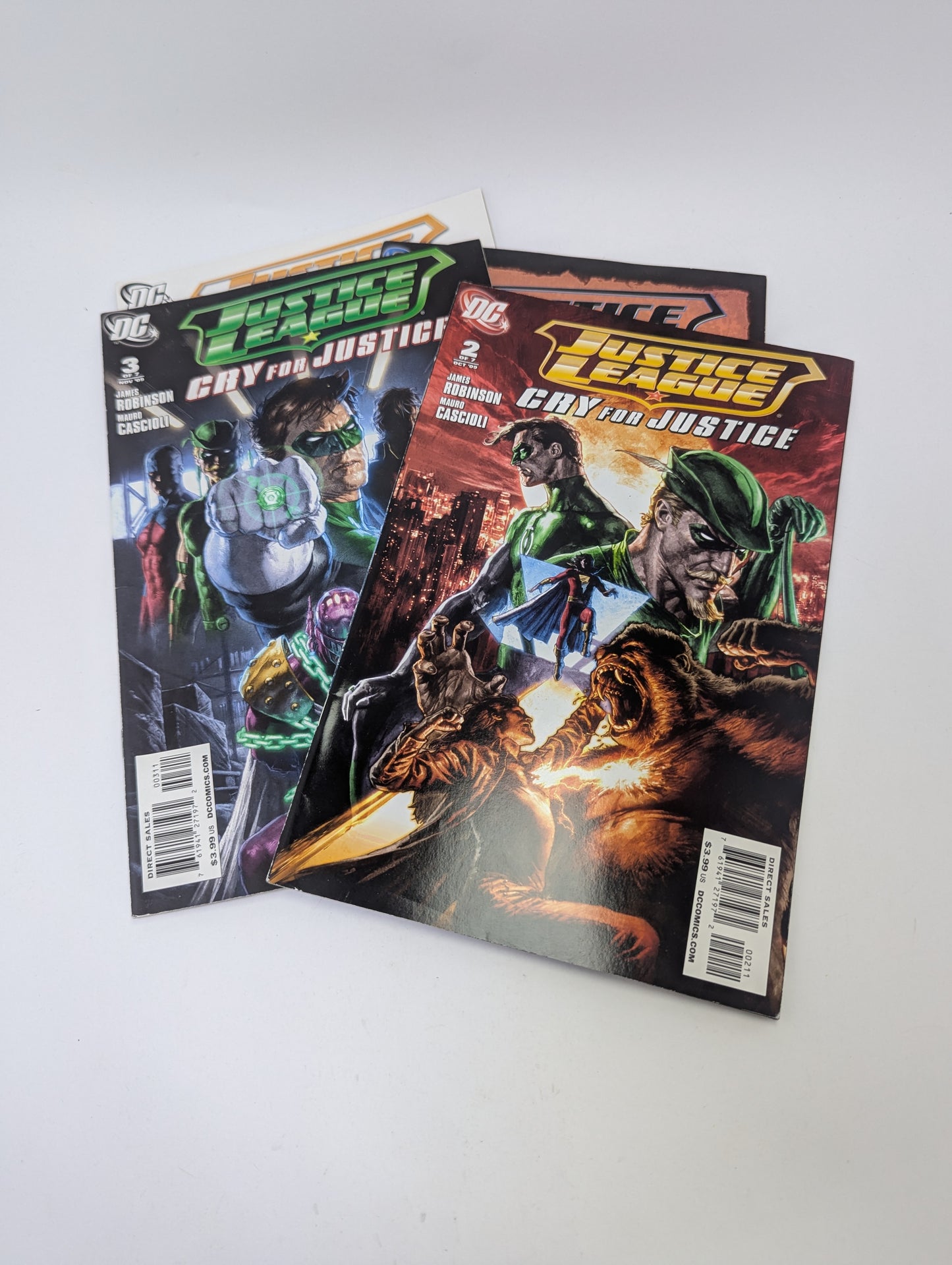 Justice League: Cry for Justice #1–5 (2009) – Komiksų rinkinys (anglų kalba)
