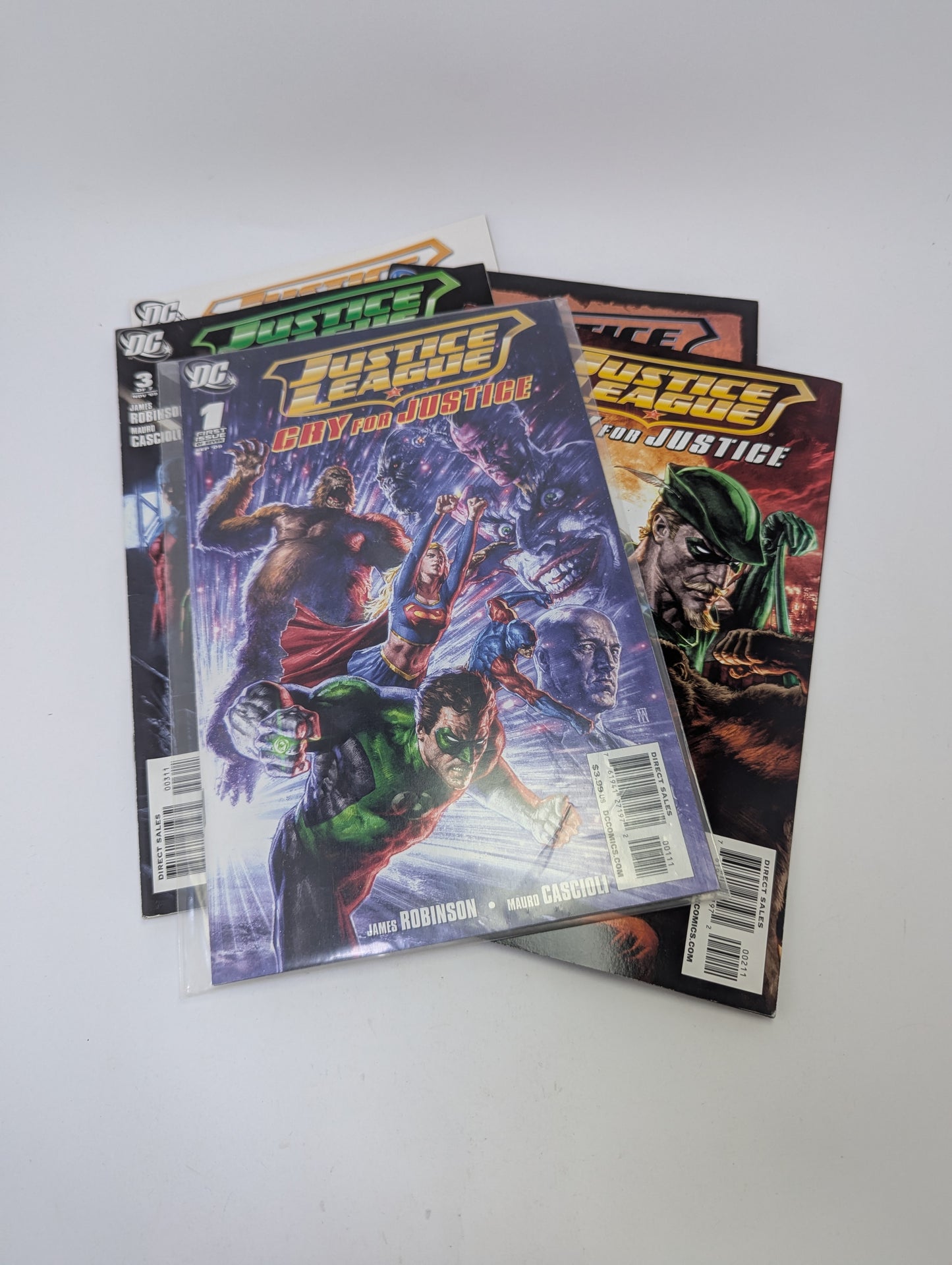 Justice League: Cry for Justice #1–5 (2009) – Komiksų rinkinys (anglų kalba)