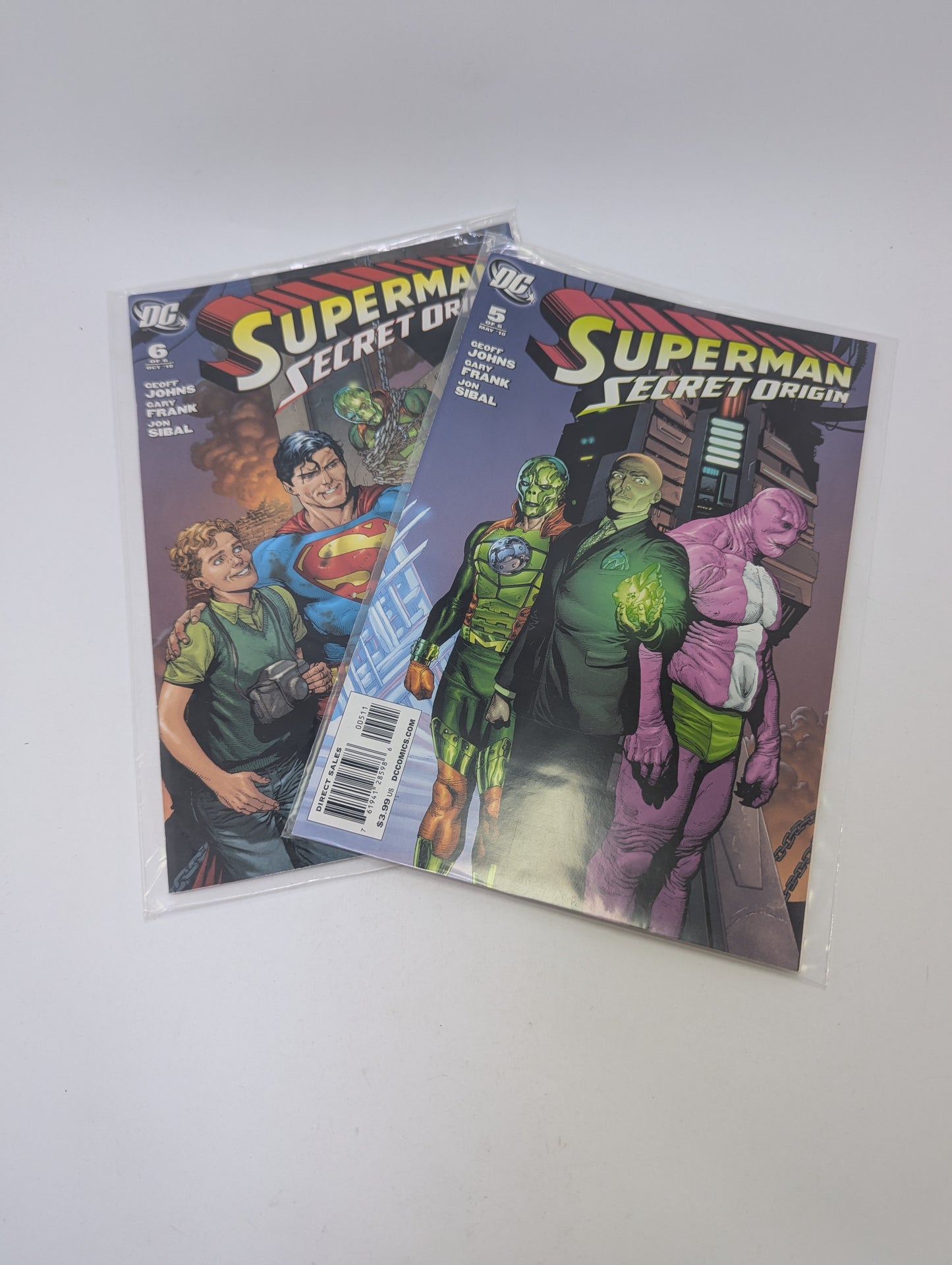 Superman: Secret Origin #1–6 (2009) – Komiksų rinkinys (anglų kalba)